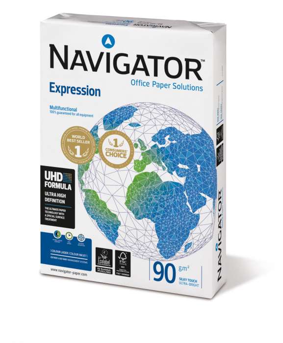 Kancelářský papír Navigator Expression A4 - 90 g/m2, CIE 169, 500