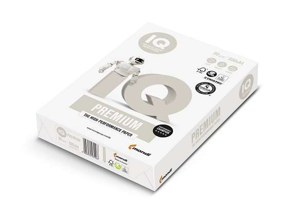 Kancelářský papír IQ Premium A5 - 80 g/m2, CIE 170, 500 listů