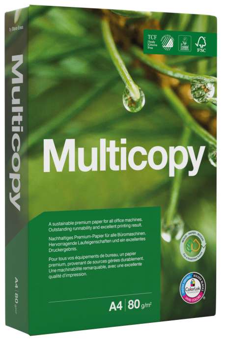 Kancelářský papír MultiCopy Original A4 - 80 g/m2, CIE 168, 500 listů