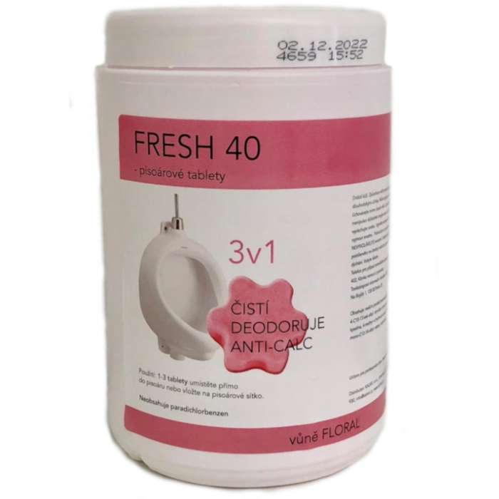 Pisoárové tablety Fresh - 40 tablet, 750 g