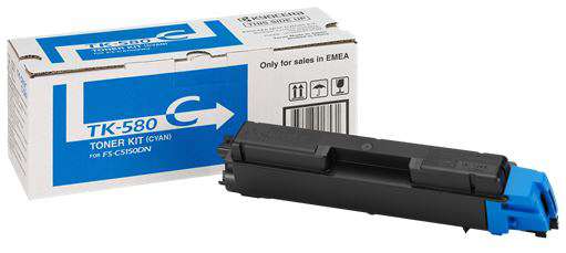 Toner Kyocera TK-580C - azurová