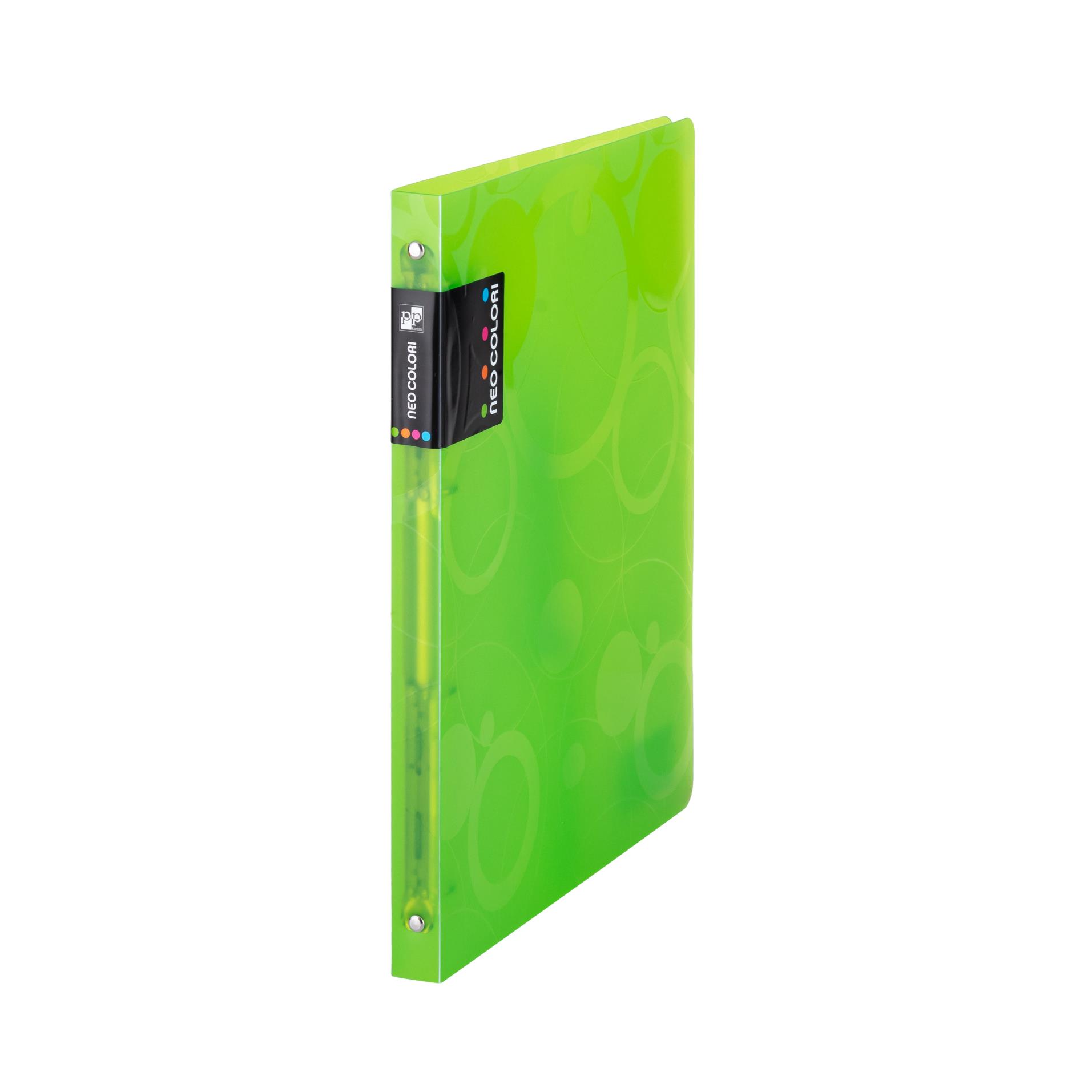 Karton P+P 4 kroužkový pořadač A4 20 mm Neo Colori zelený