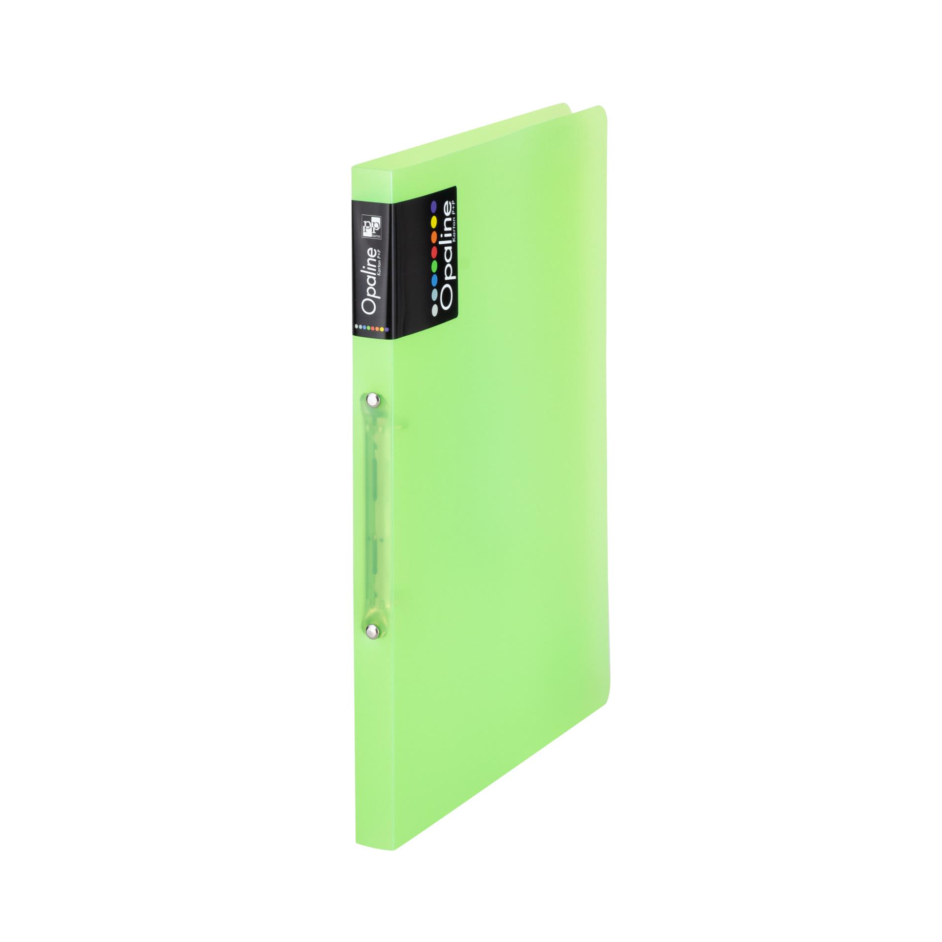 Karton P+P Dvoukroužkový pořadač Opaline - A4, hřbet 2 cm, zelené