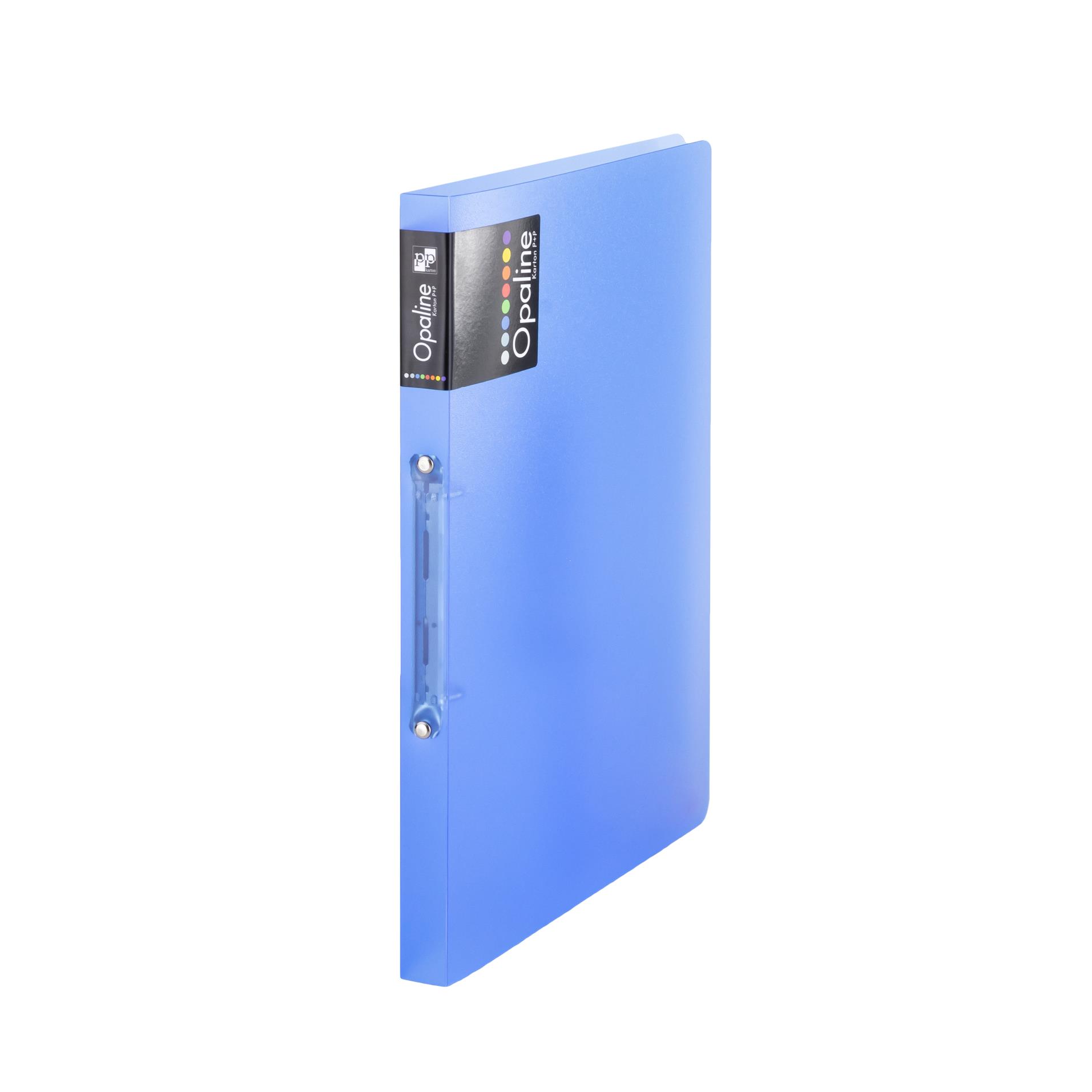 Karton P+P Dvoukroužkový pořadač Opaline - A4, hřbet 2 cm, modrý