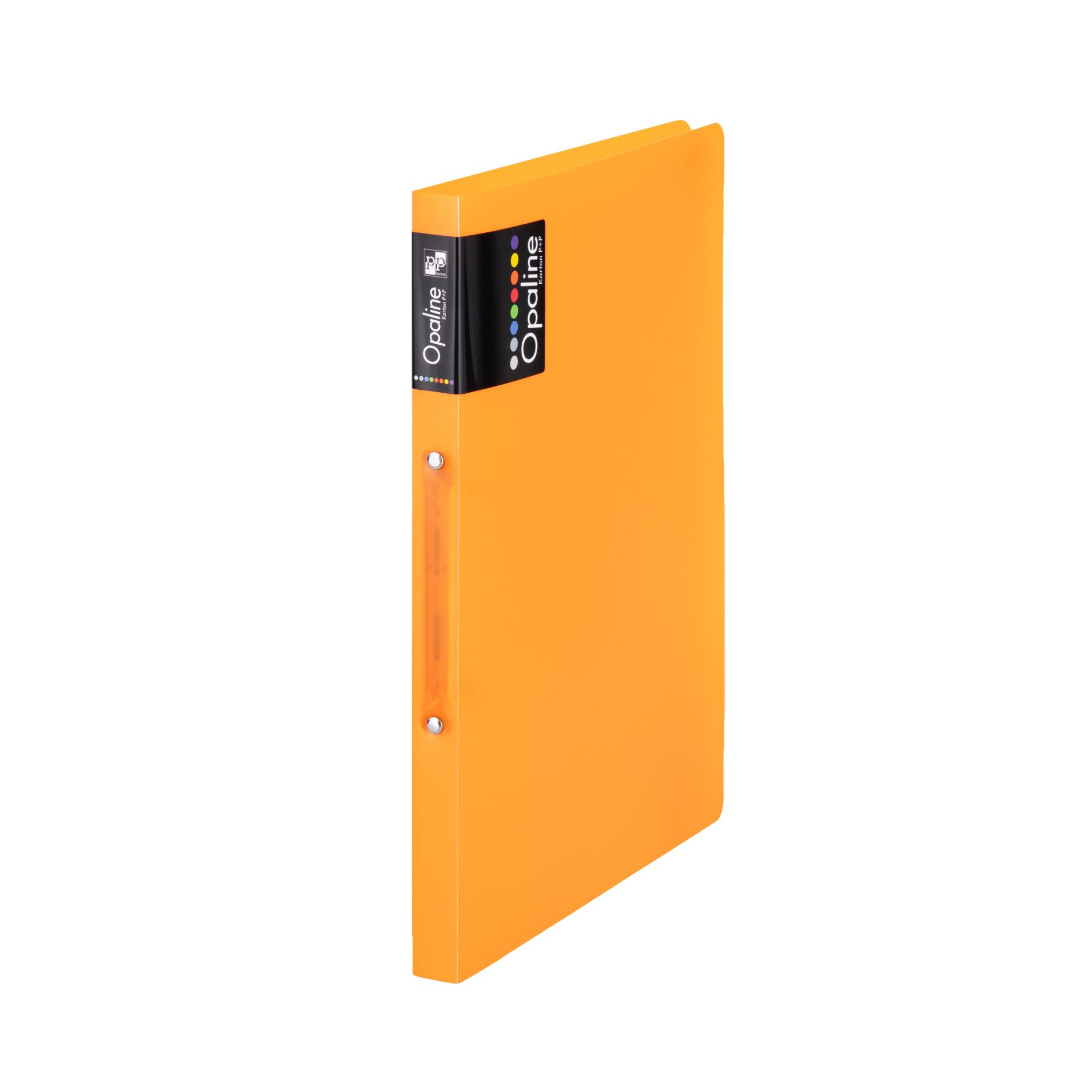 Karton P+P Dvoukroužkový pořadač Opaline - A4, hřbet 2 cm, oranžový