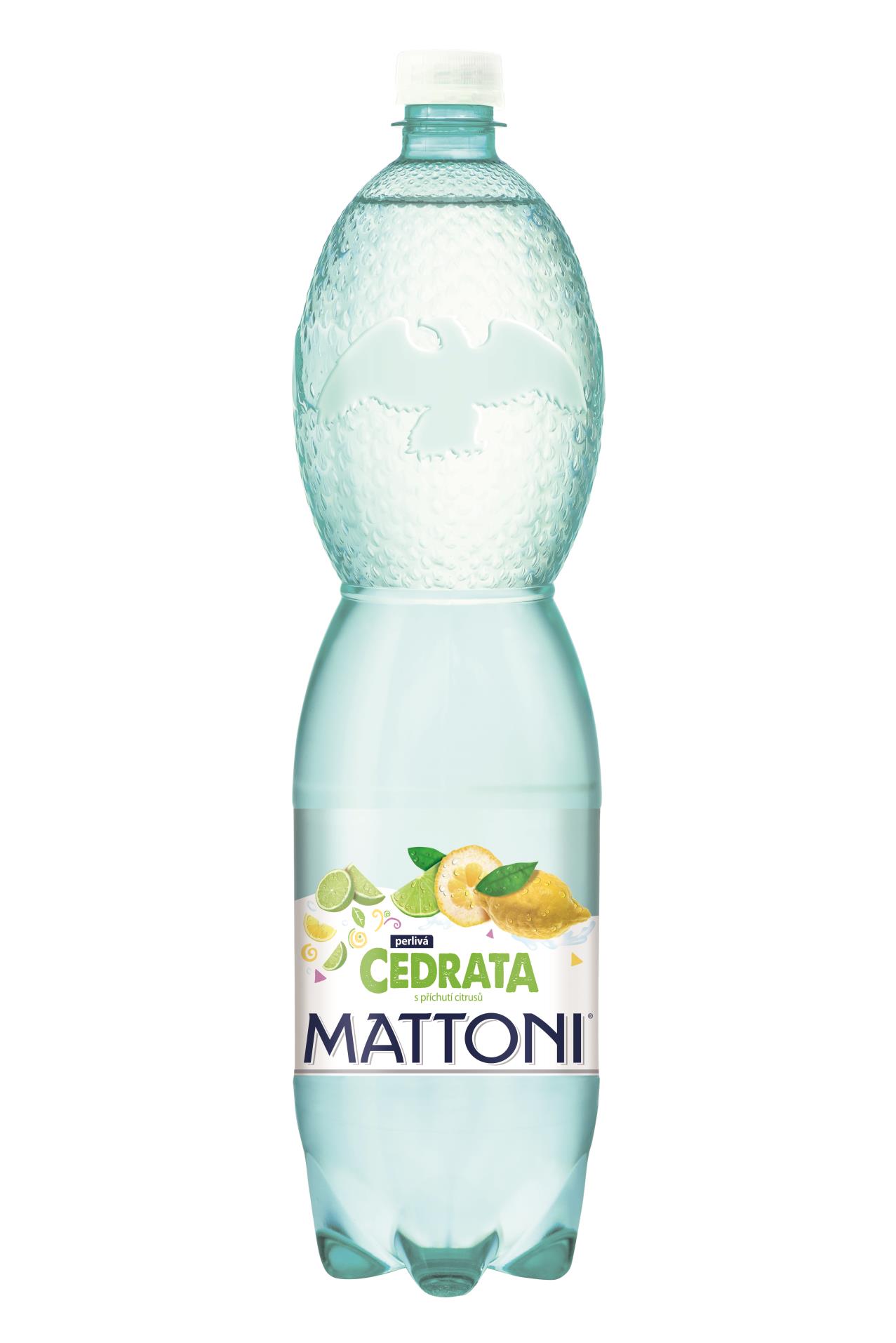 Ochucená voda Mattoni cedrata 1,5 l, bal=6ks
