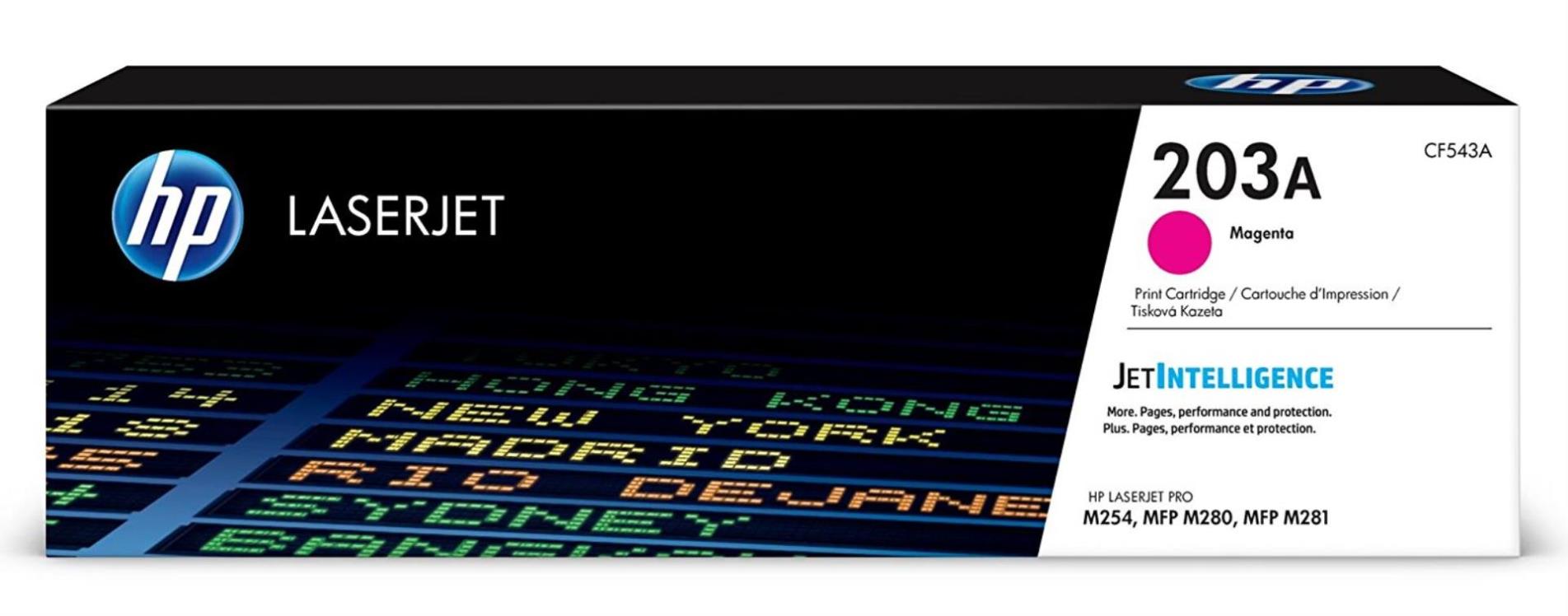 Toner HP CF543A, purpurová