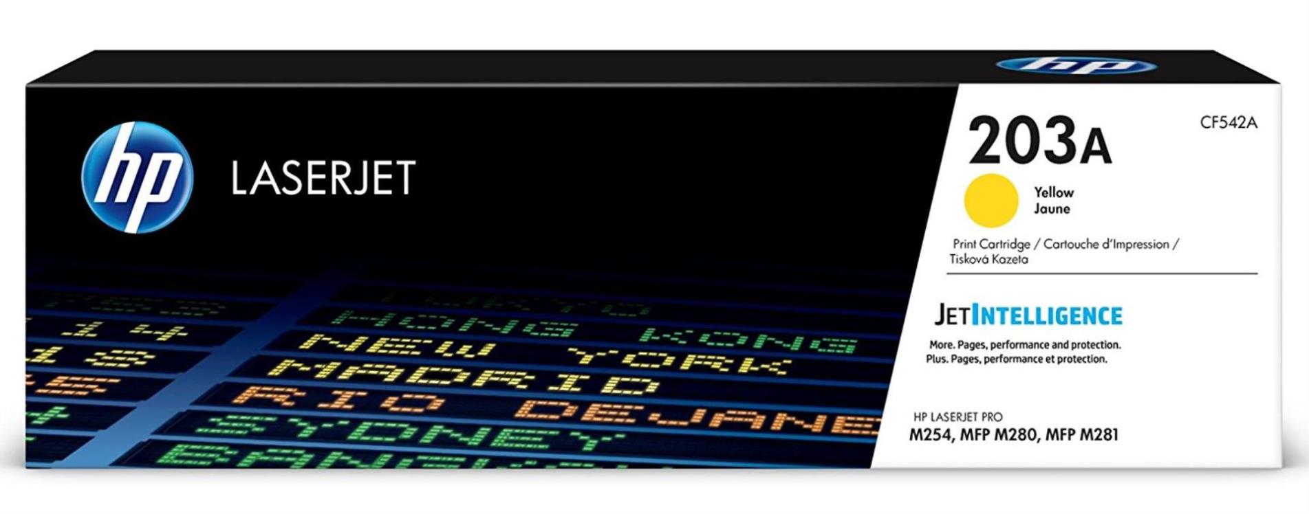 Toner HP CF542A, žlutá