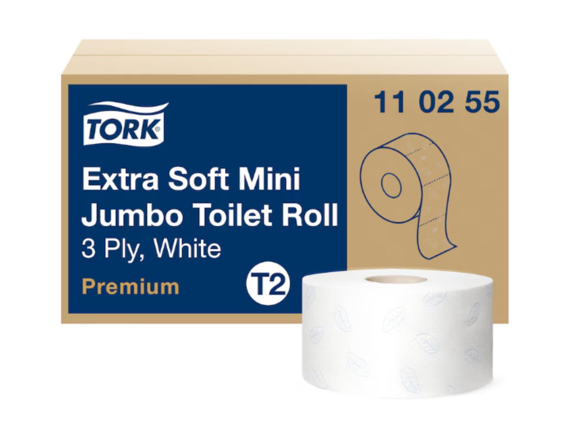 Levně Tork Premium T2 v Mini Jumbo roli 110253 2-vrstvý 12 ks