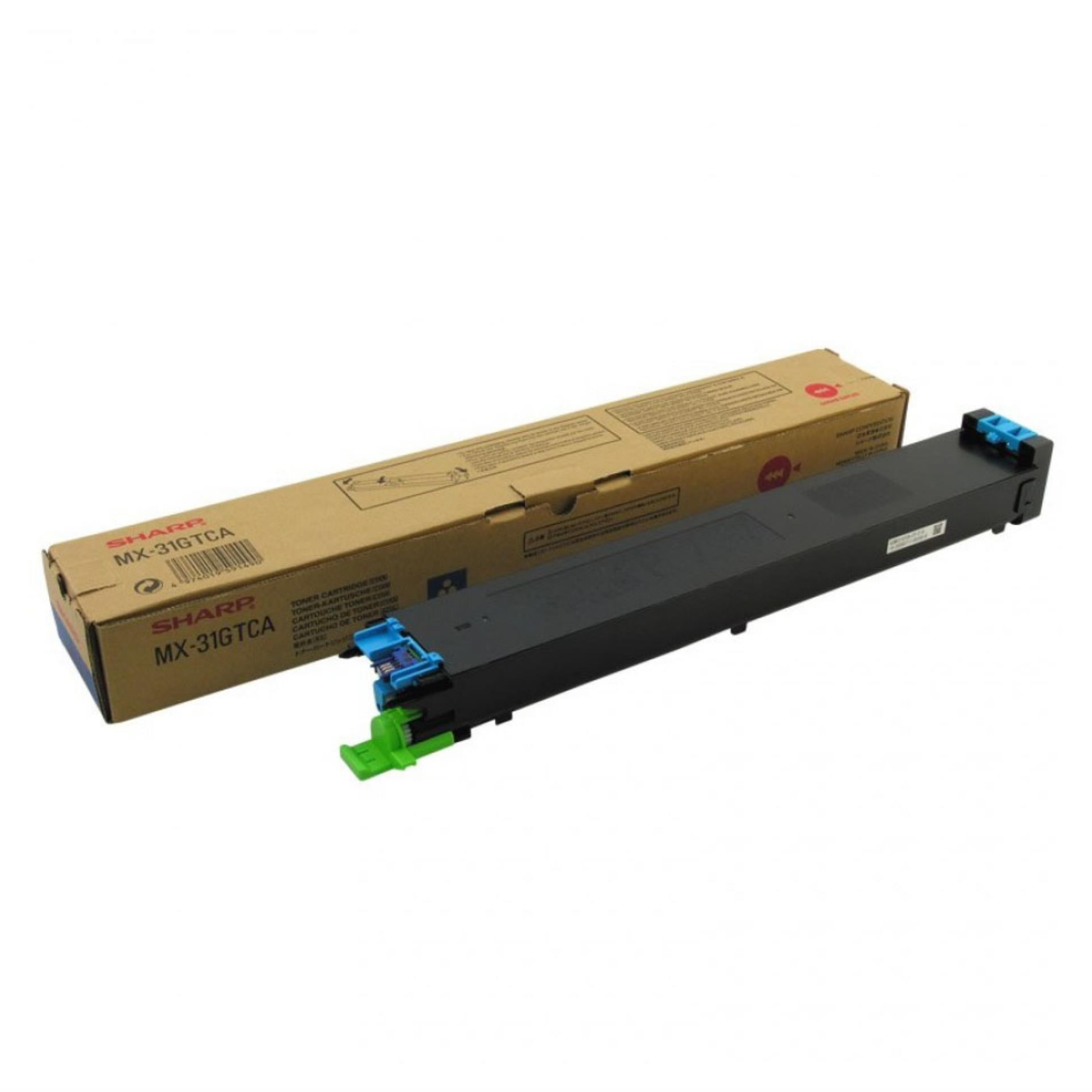 Toner Sharp MX-31GTCA - azurový