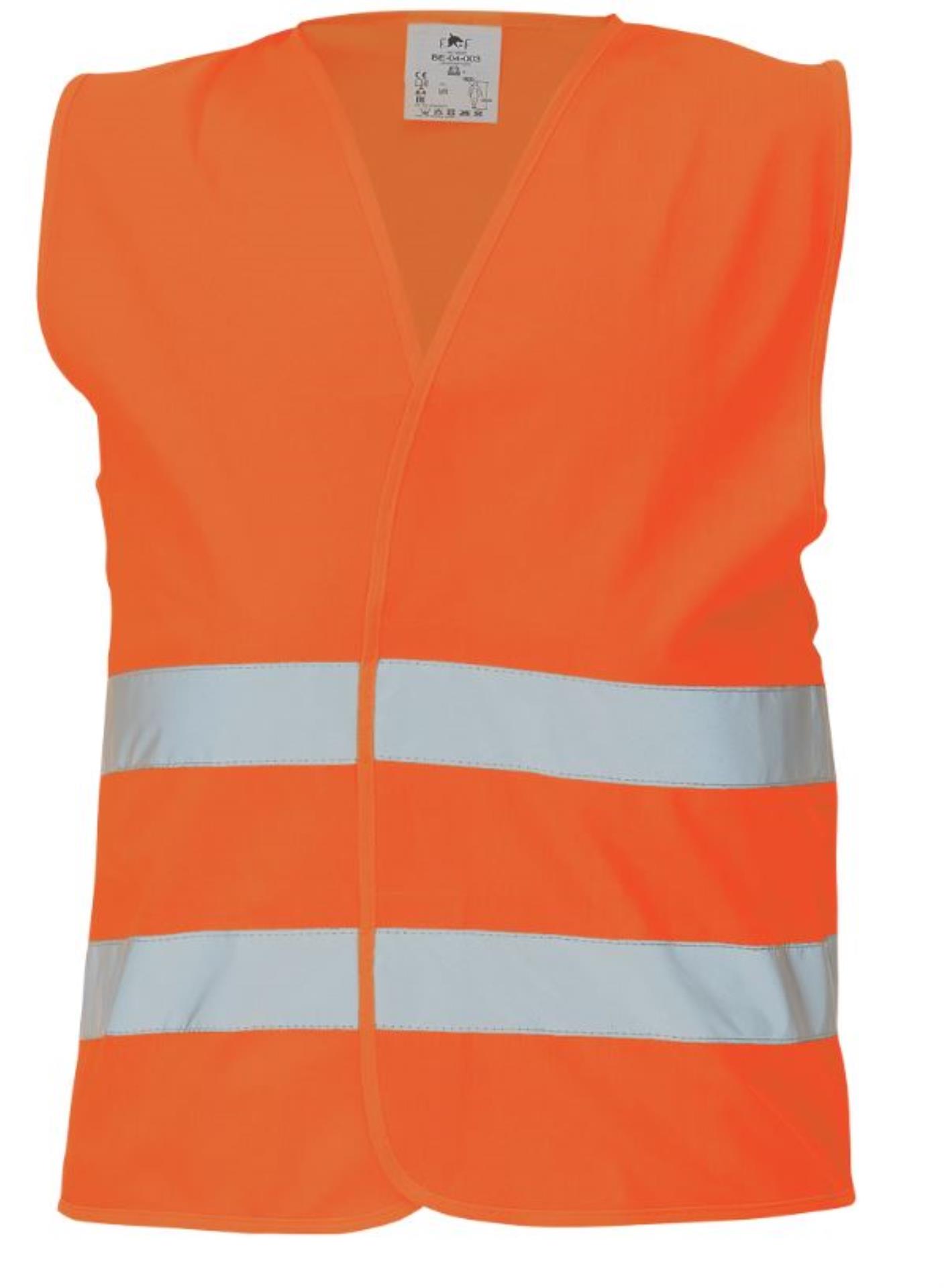 Levně Reflexní vesta HV FF BRUNO BE-04-003 - oranžová