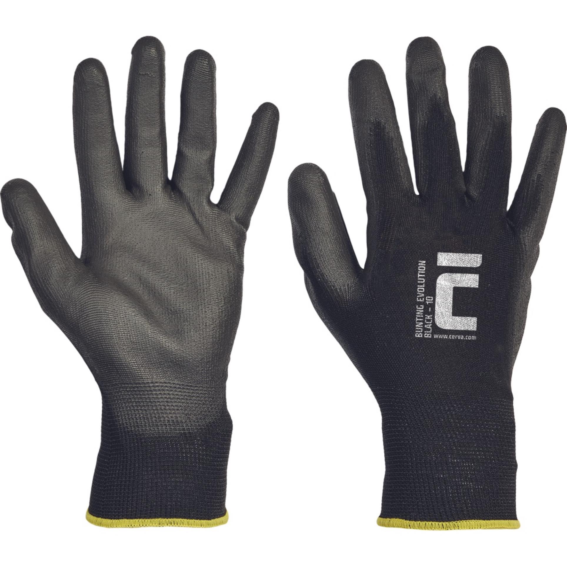 Rukavice máčené BUNTIG EVOLUTION BLACK - vel. 10