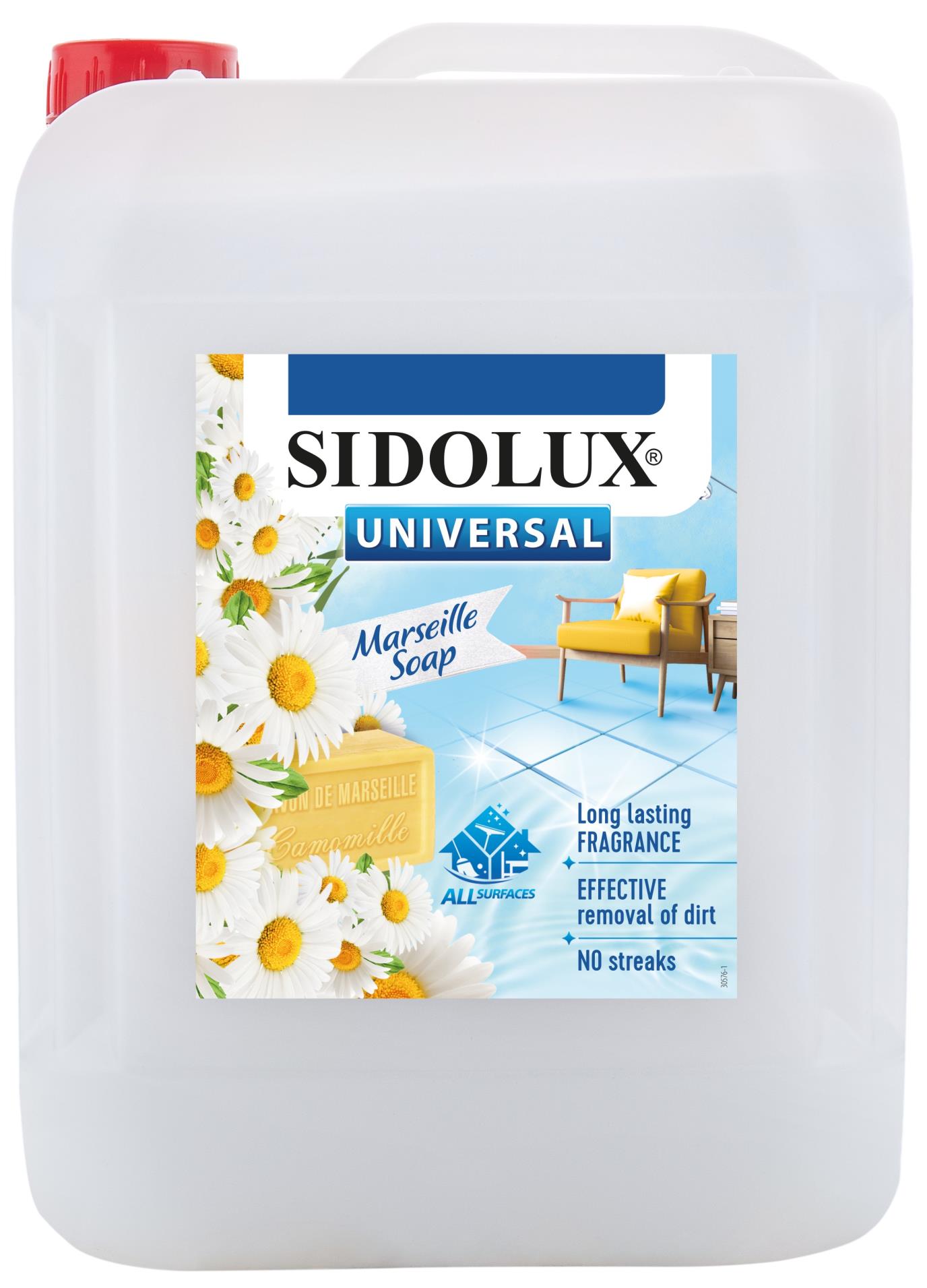 Levně Prostředek na podlahy Sidolux - Marseilles soap, 5l
