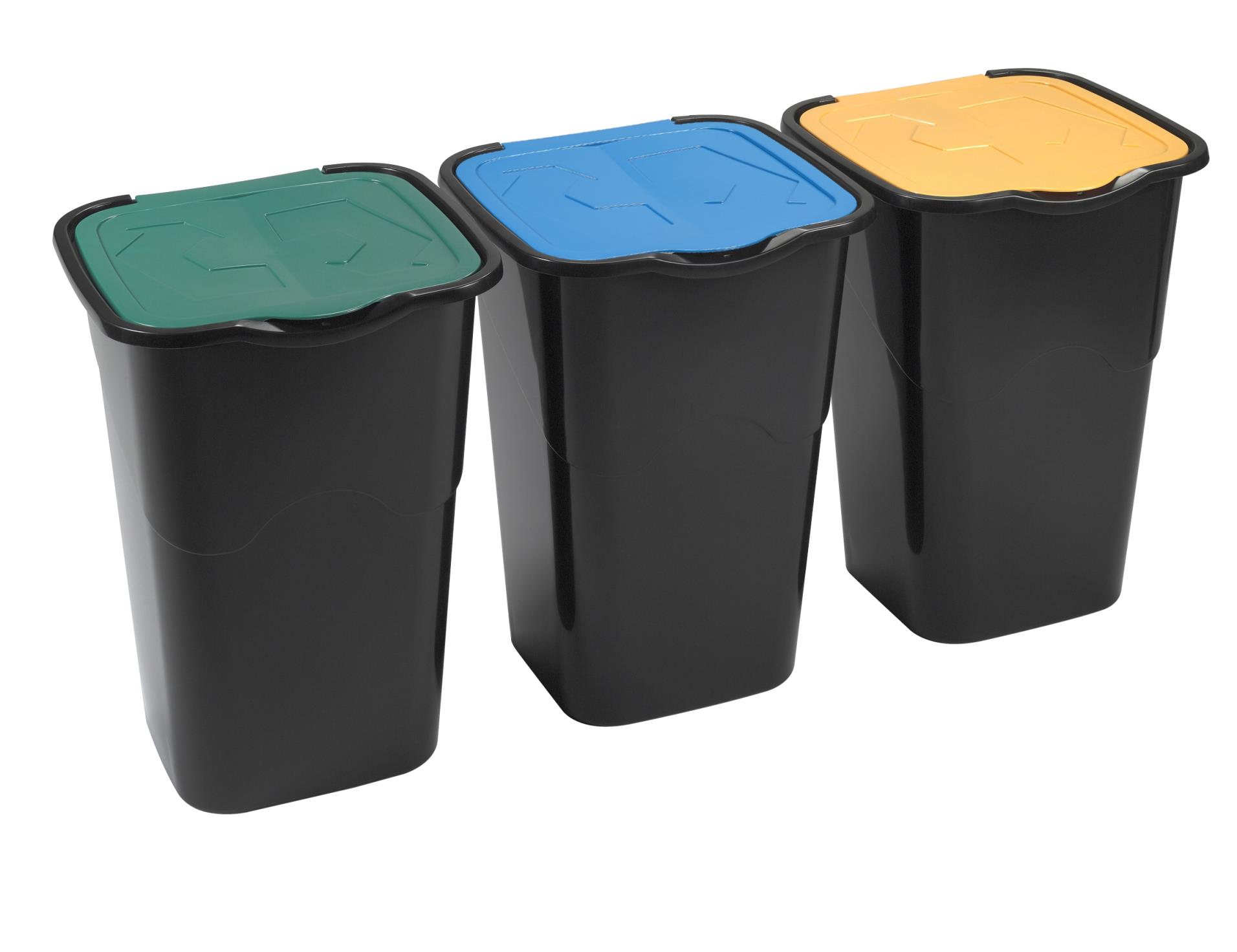 Popelnice na tříděný odpad 3x 50 l