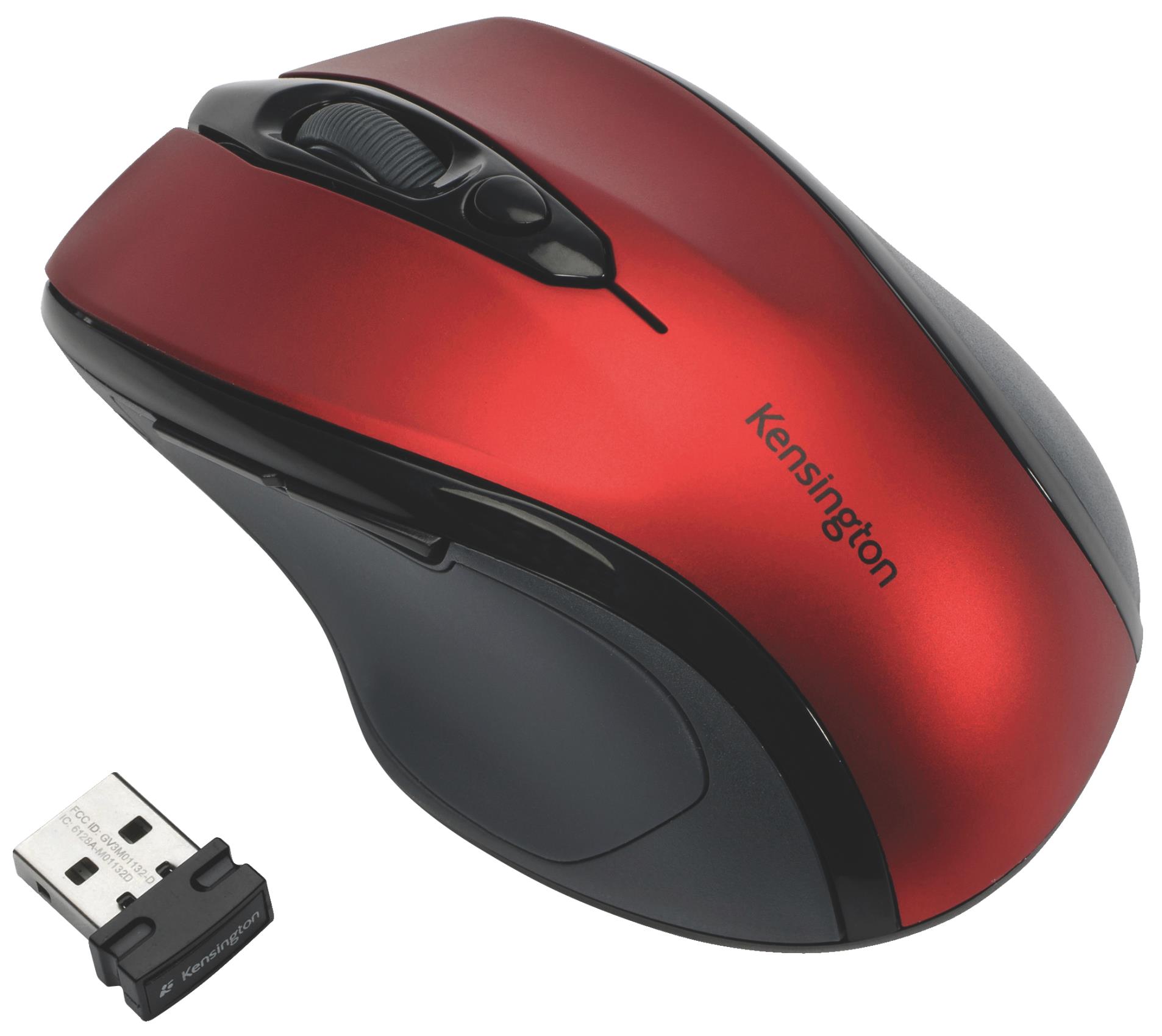 Bezdrátová počítačová myš Kensington Pro Fit - červená
