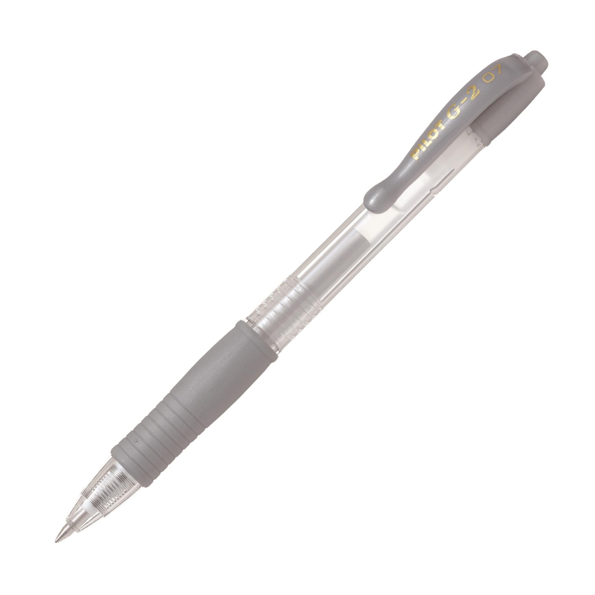 Gelový roller Pilot G2 - stříbrná, 0,3 mm
