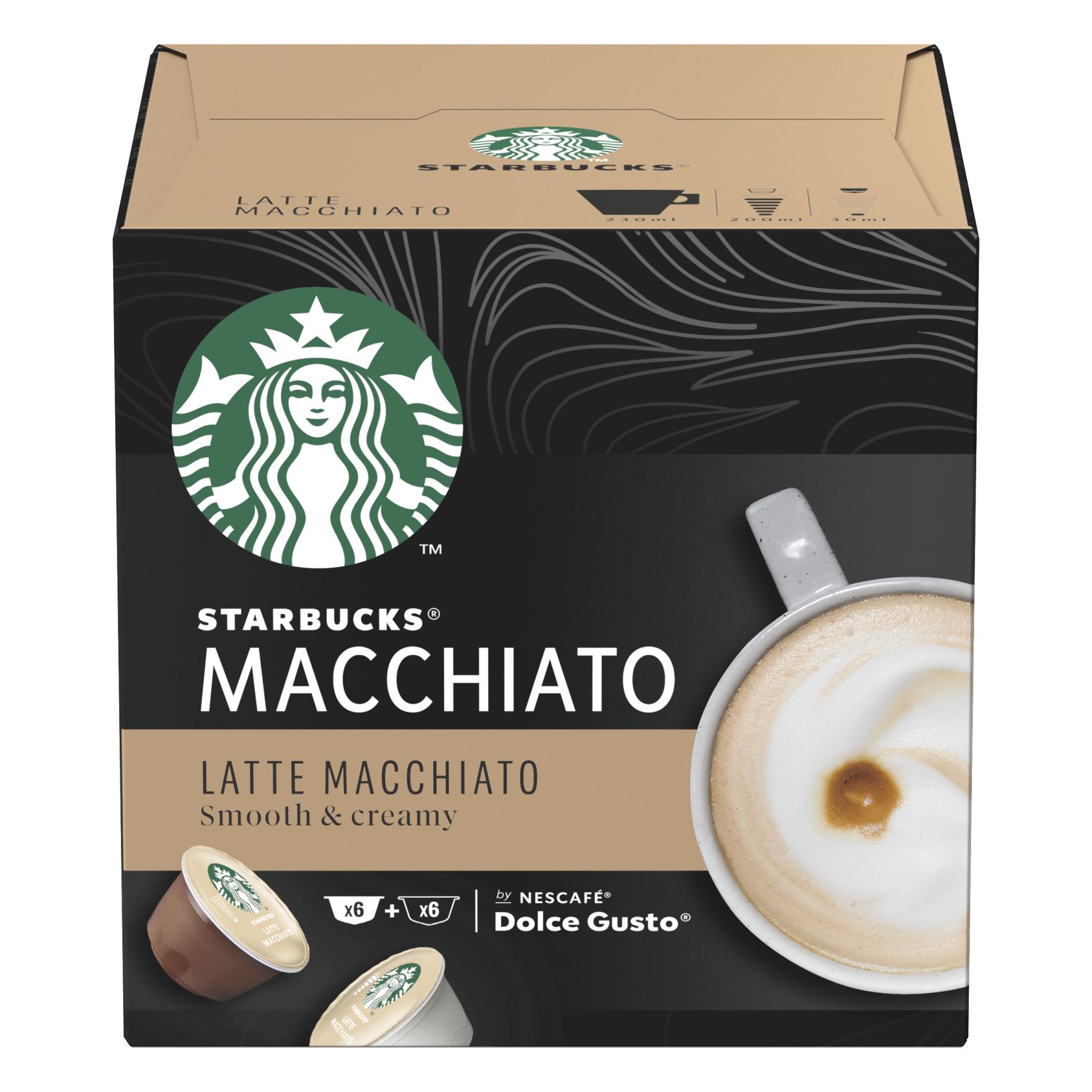 Kapsle Starbucks - Latte macchiato, 12 ks
