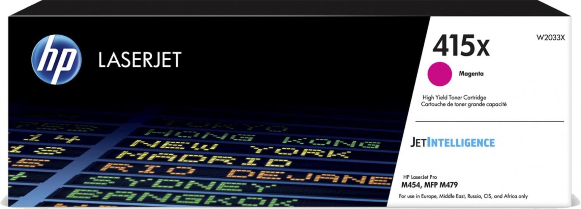Toner HP W2033X, purpurový