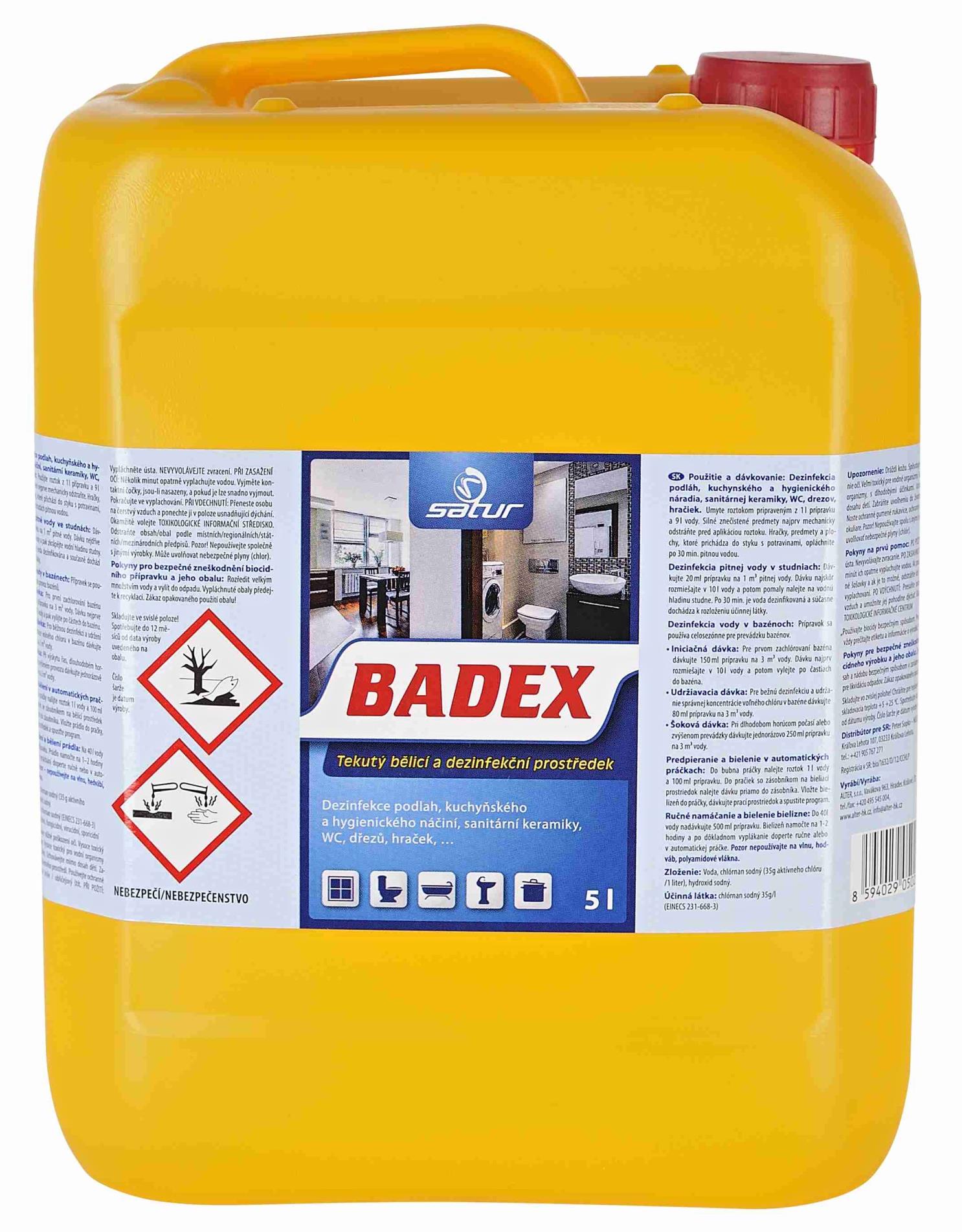 Levně Dezinfekční přípravek Satur Badex, 5l