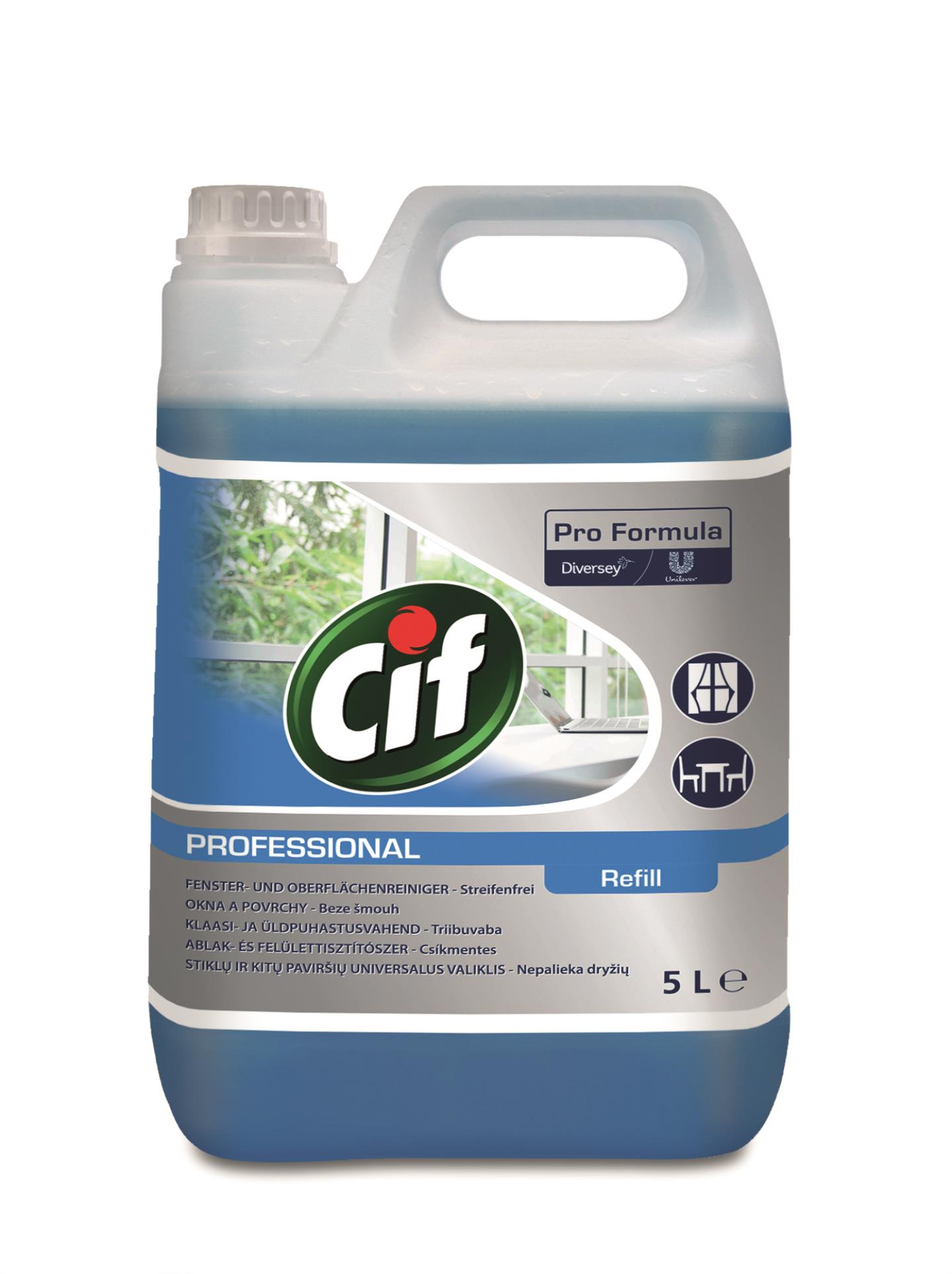 Čisticí prostředek na okna - Cif, 5 l