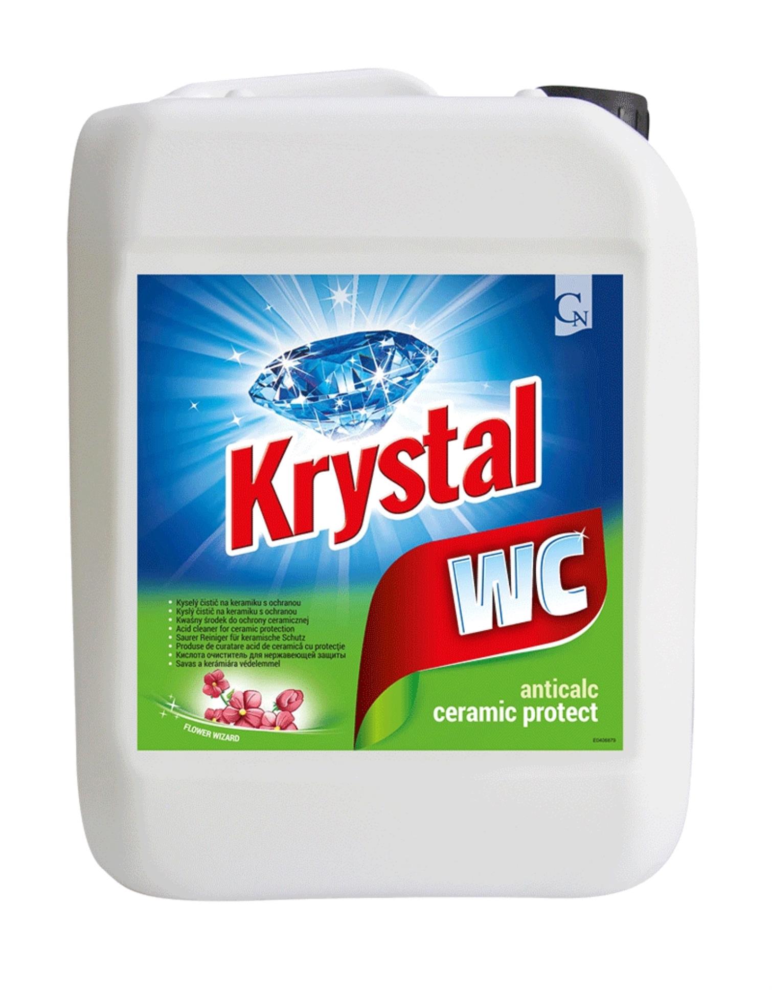 Levně Prostředek na mytí WC a sanity - Krystal, 5 l