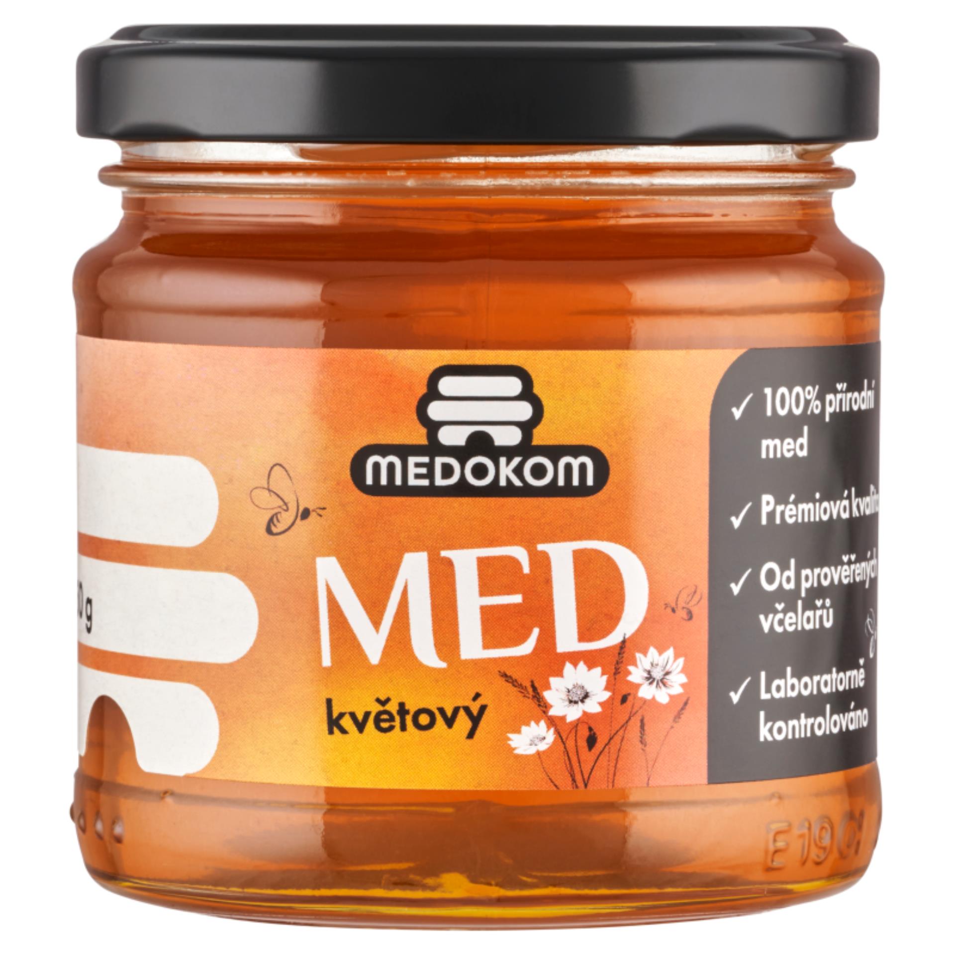 Med květový ve sklenici, 250 g