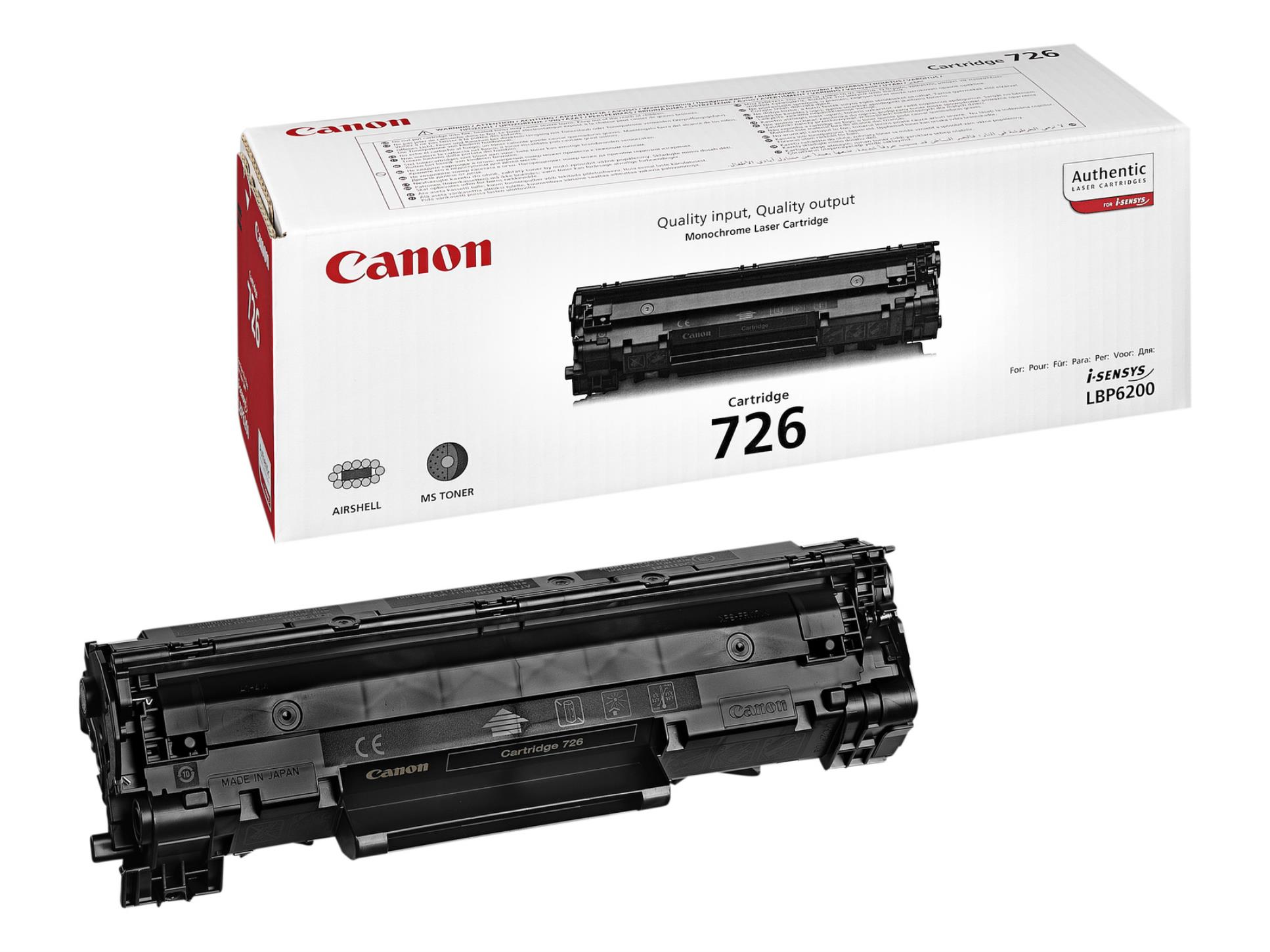 Canon - toner CRG-726, black (černý) pro laserové tiskárny