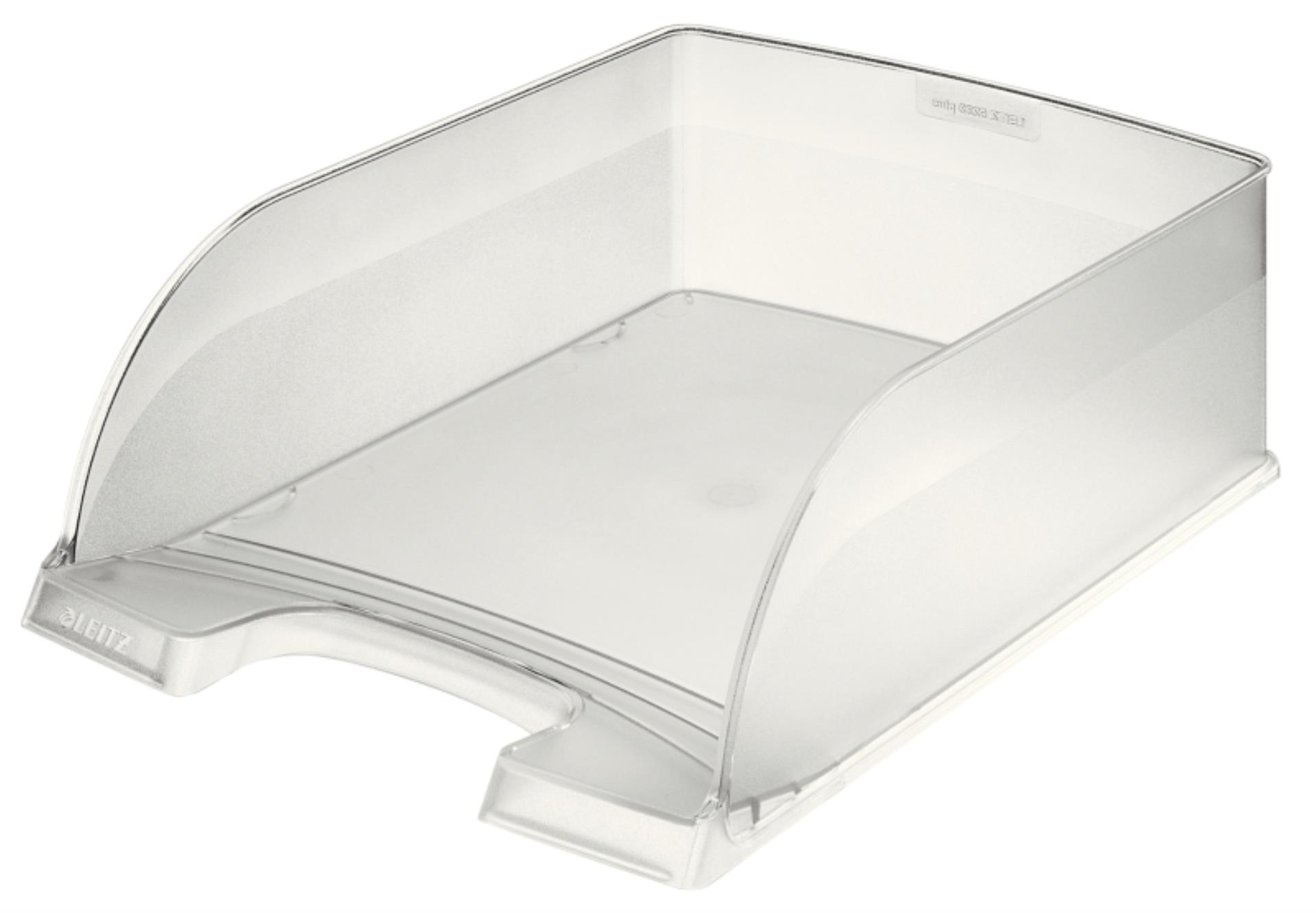 Zásuvka Leitz Jumbo PLUS, ledová transparentní