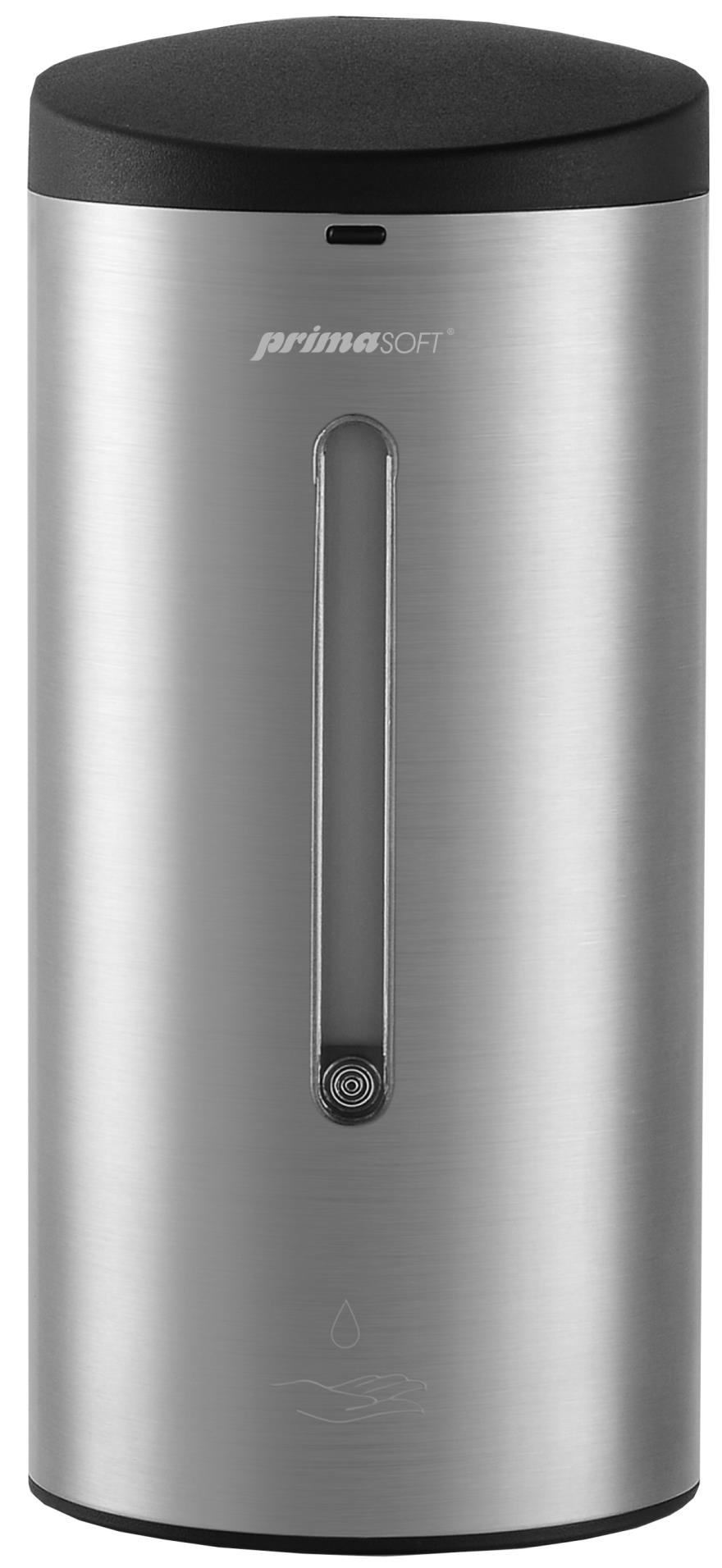 Primasoft Bezdotyk. dávkovač mýdla a dezinfekce-700ml,nerez