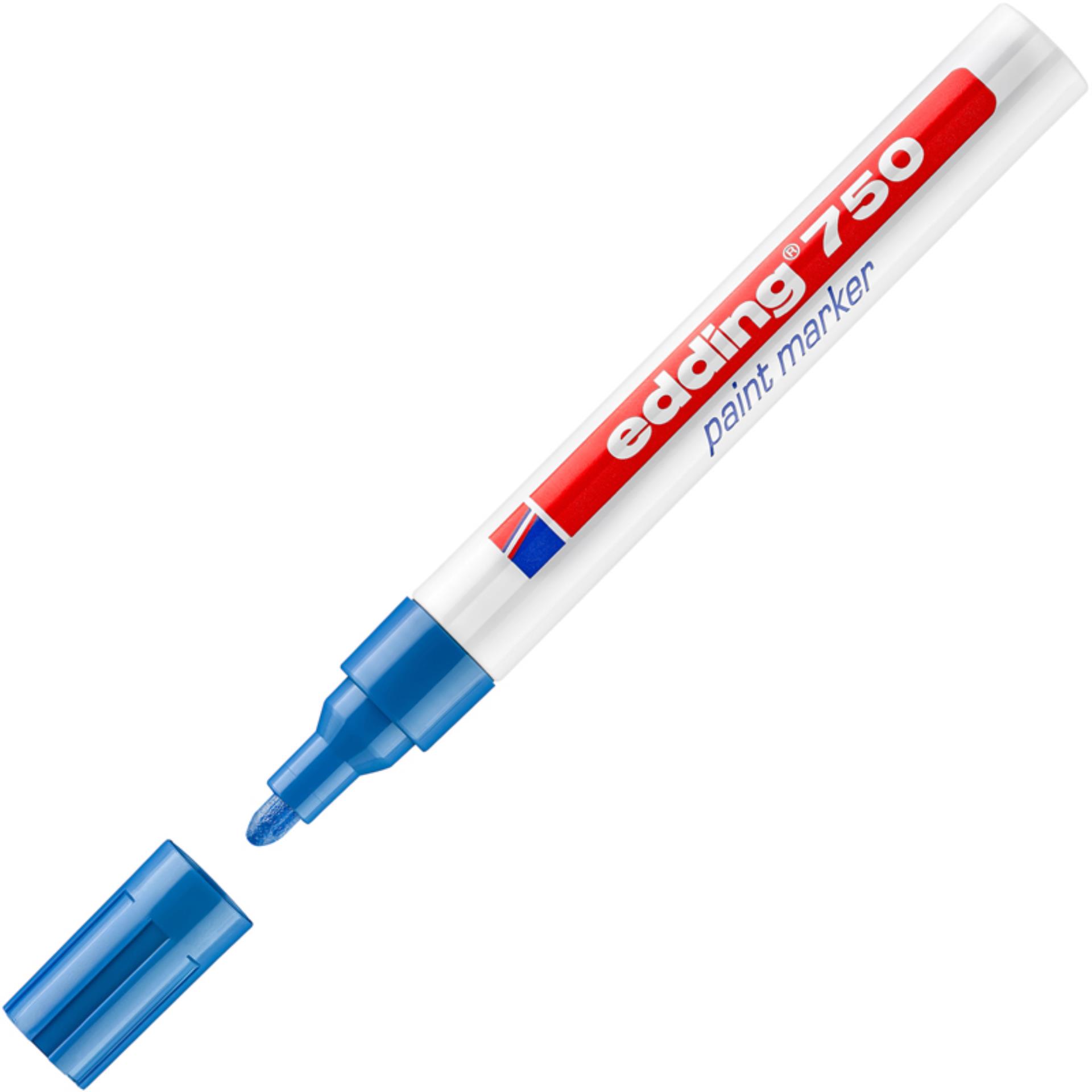 Levně Popisovač lakový Edding 750 - modrý