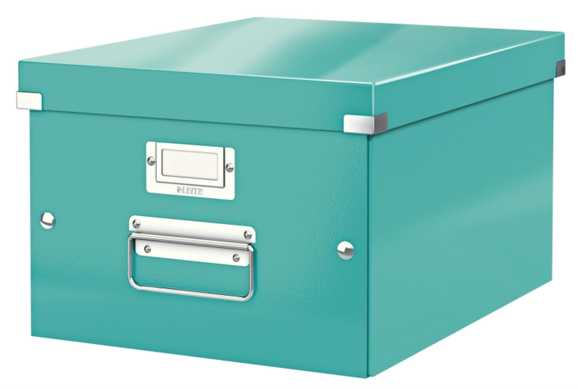 Archivační krabice LEITZ WOW Click-N-Store - A4, univerzální, ledově modrá