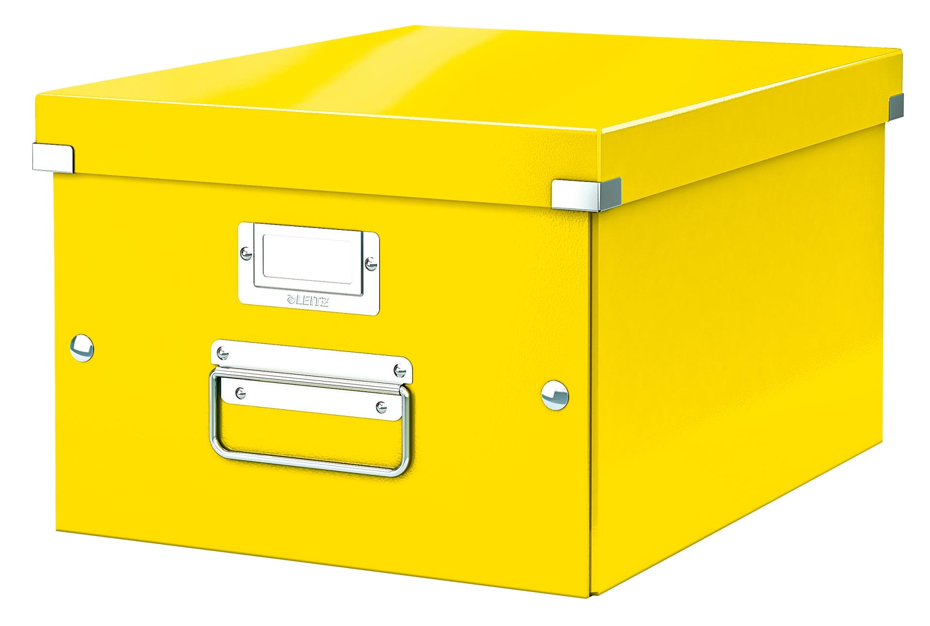 Leitz Box CLICK-N-STORE A4, WOW, žlutý
