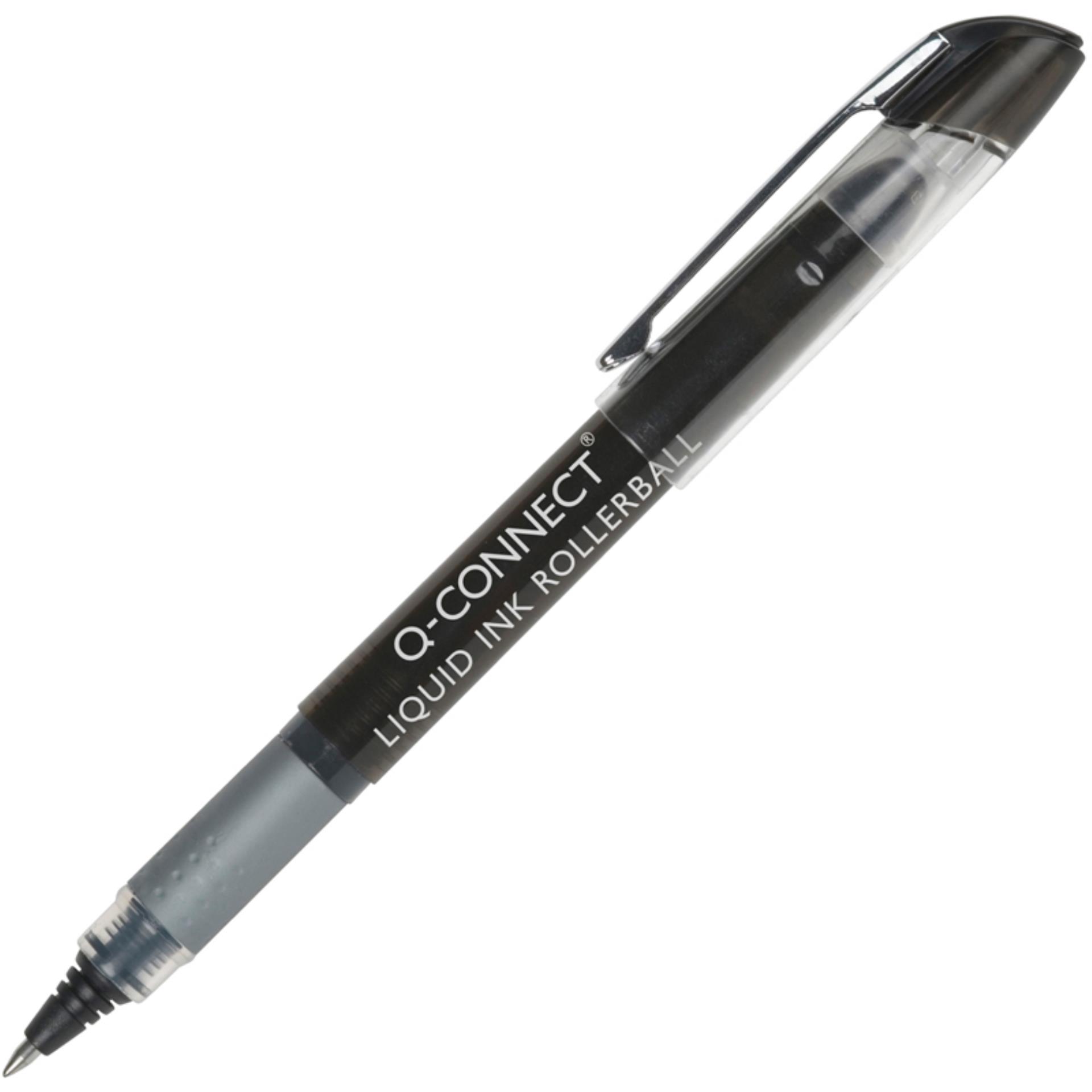 Gelový roller Q-Connect, černý