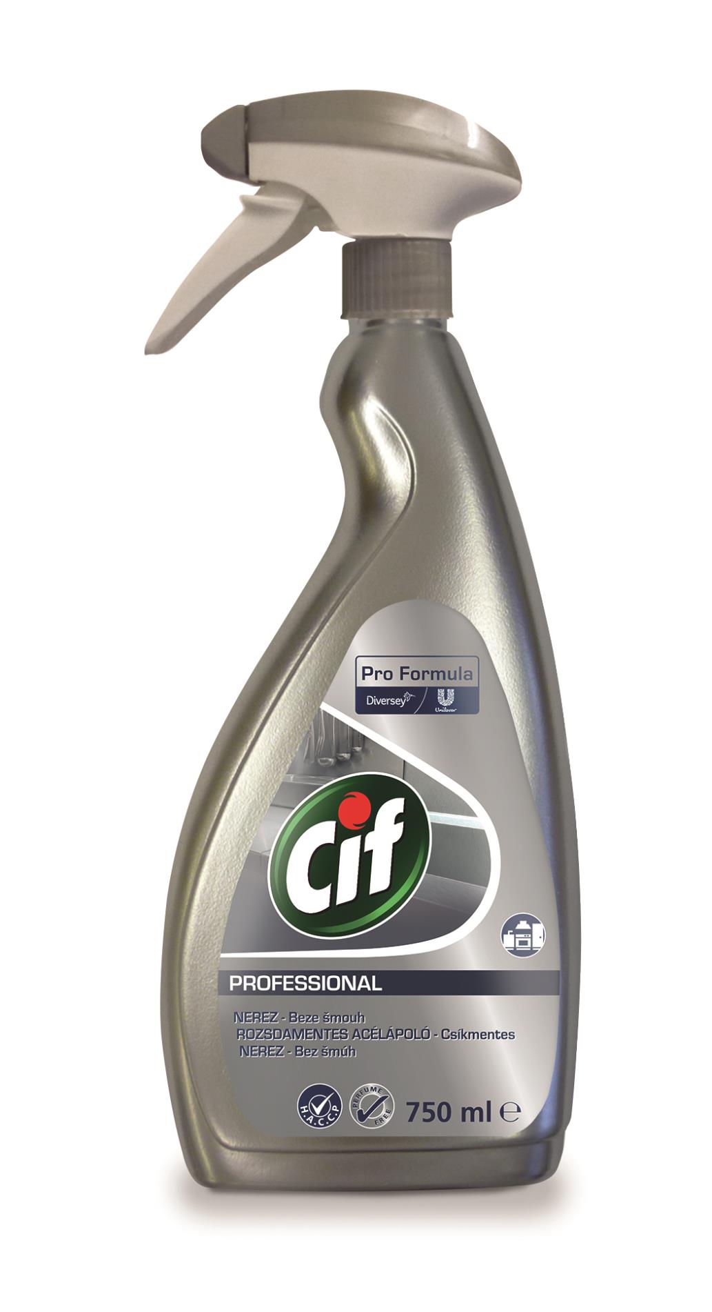Čisticí prostředek na nerez - Cif, 750 ml