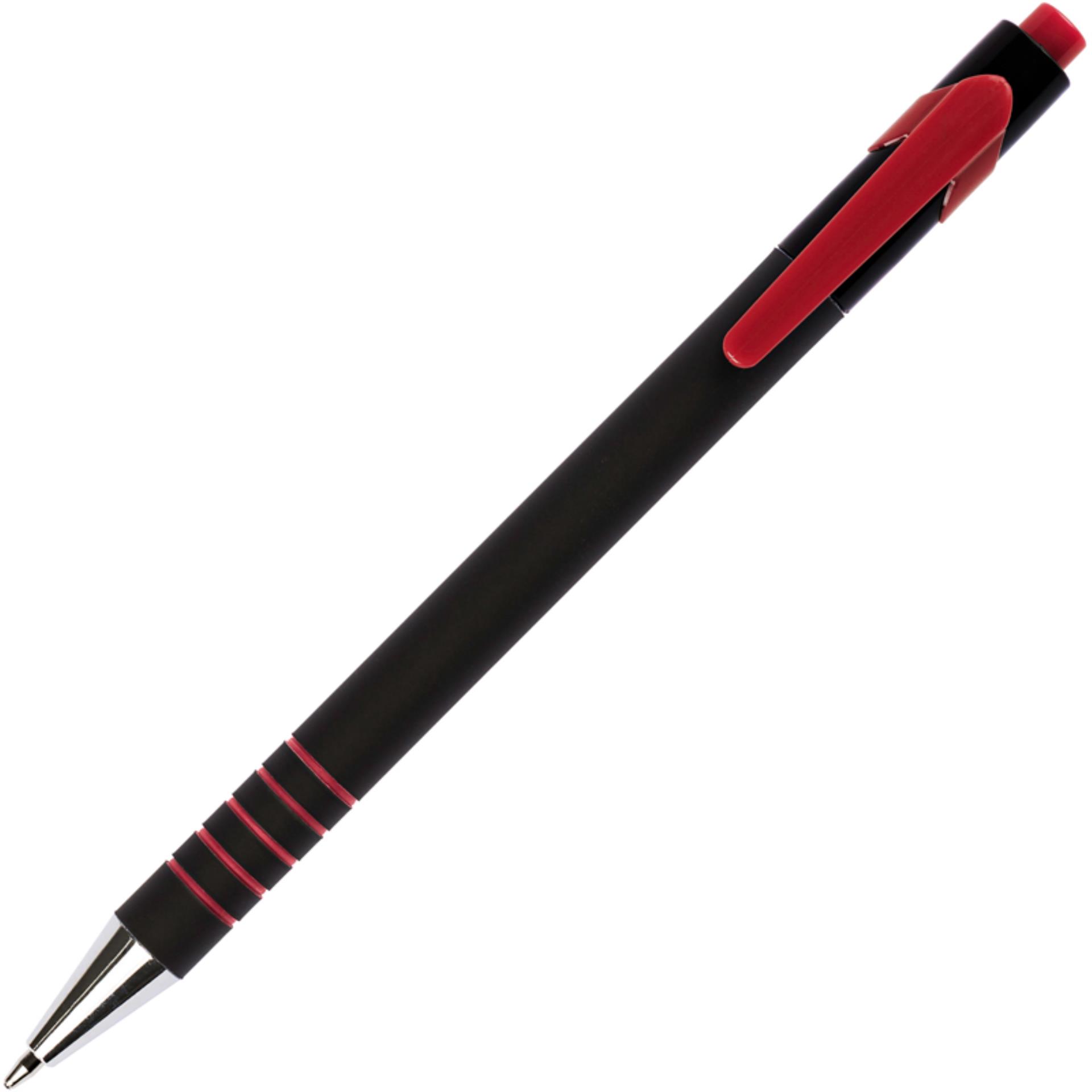 Kuličkové pero Q-Connect LAMDA BALL, červené