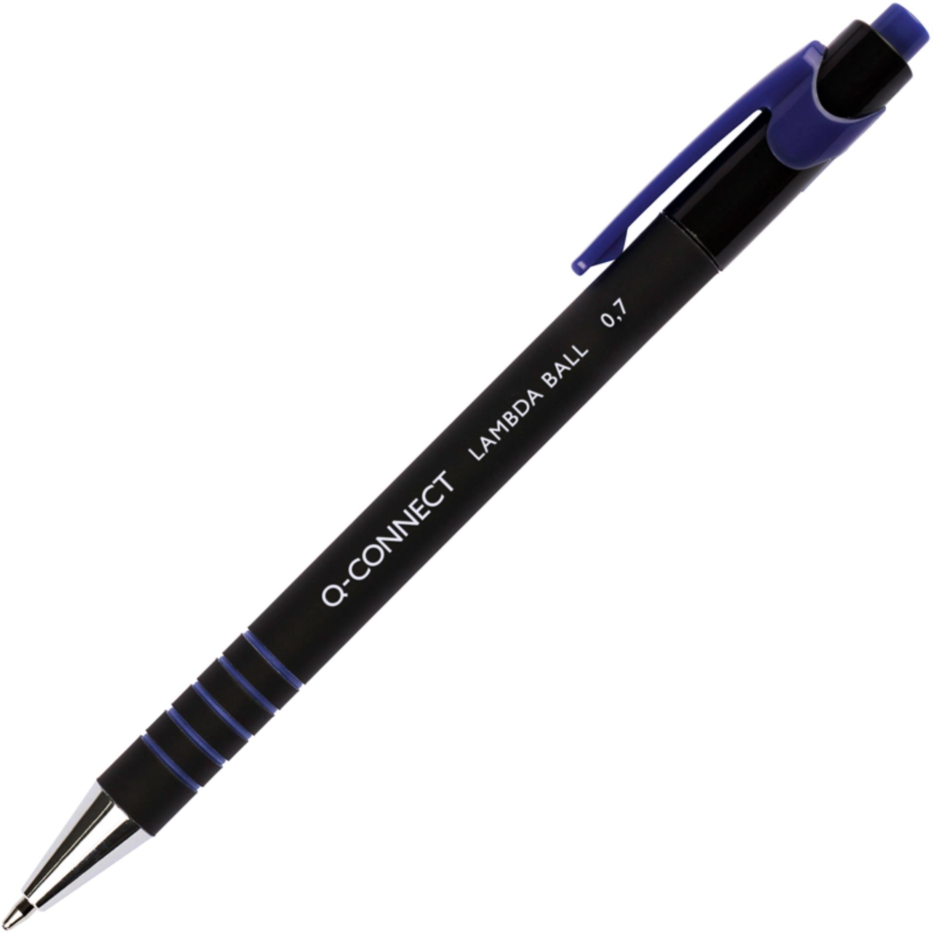 Kuličkové pero Q-Connect LAMDA BALL, modré