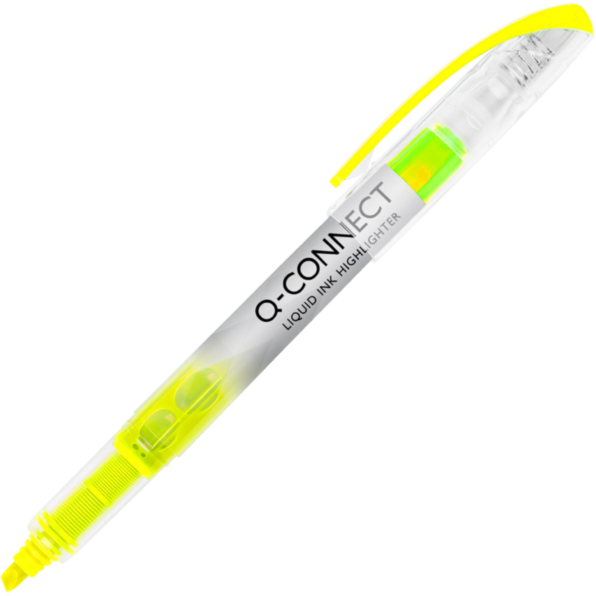 Zvýrazňovač Q-Connect Highlighter, žlutý