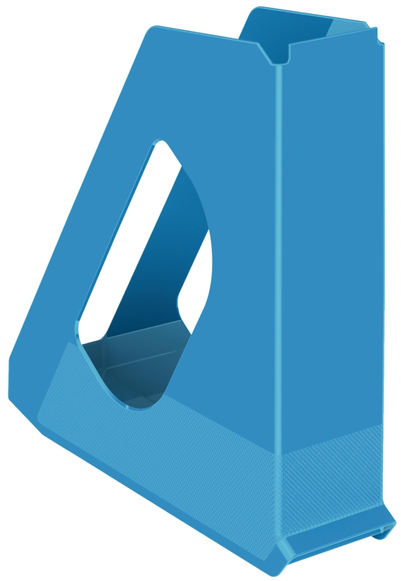 Stojan na časopisy Esselte VIVIDA - plastový, modrá