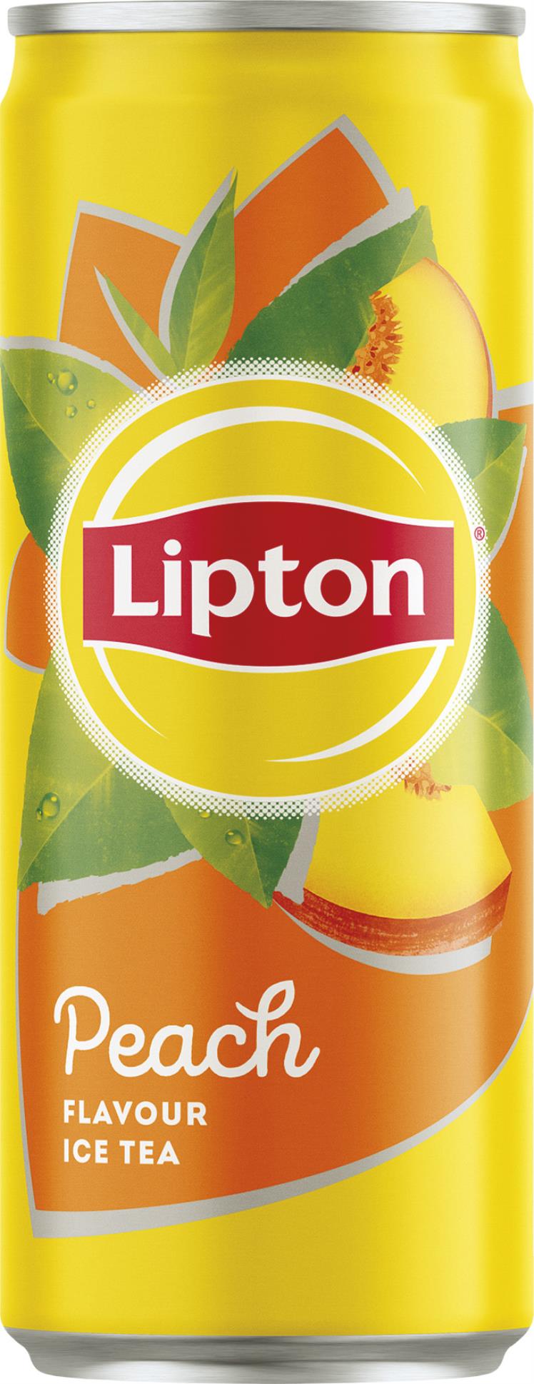 Ledový čaj Lipton s broskví, 24x 0,33l