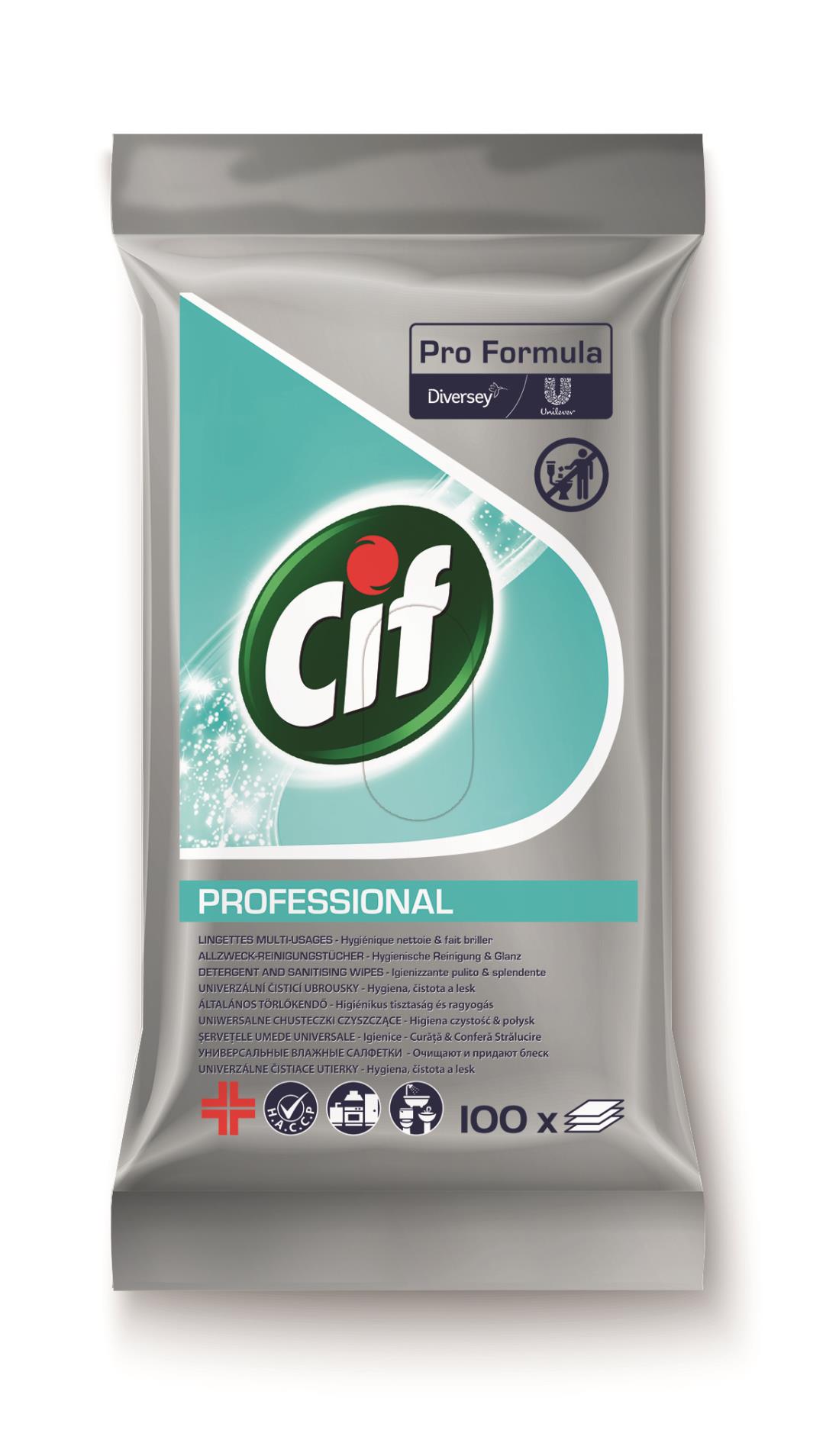 Univerzální čisticí ubrousky Cif - 100 ks