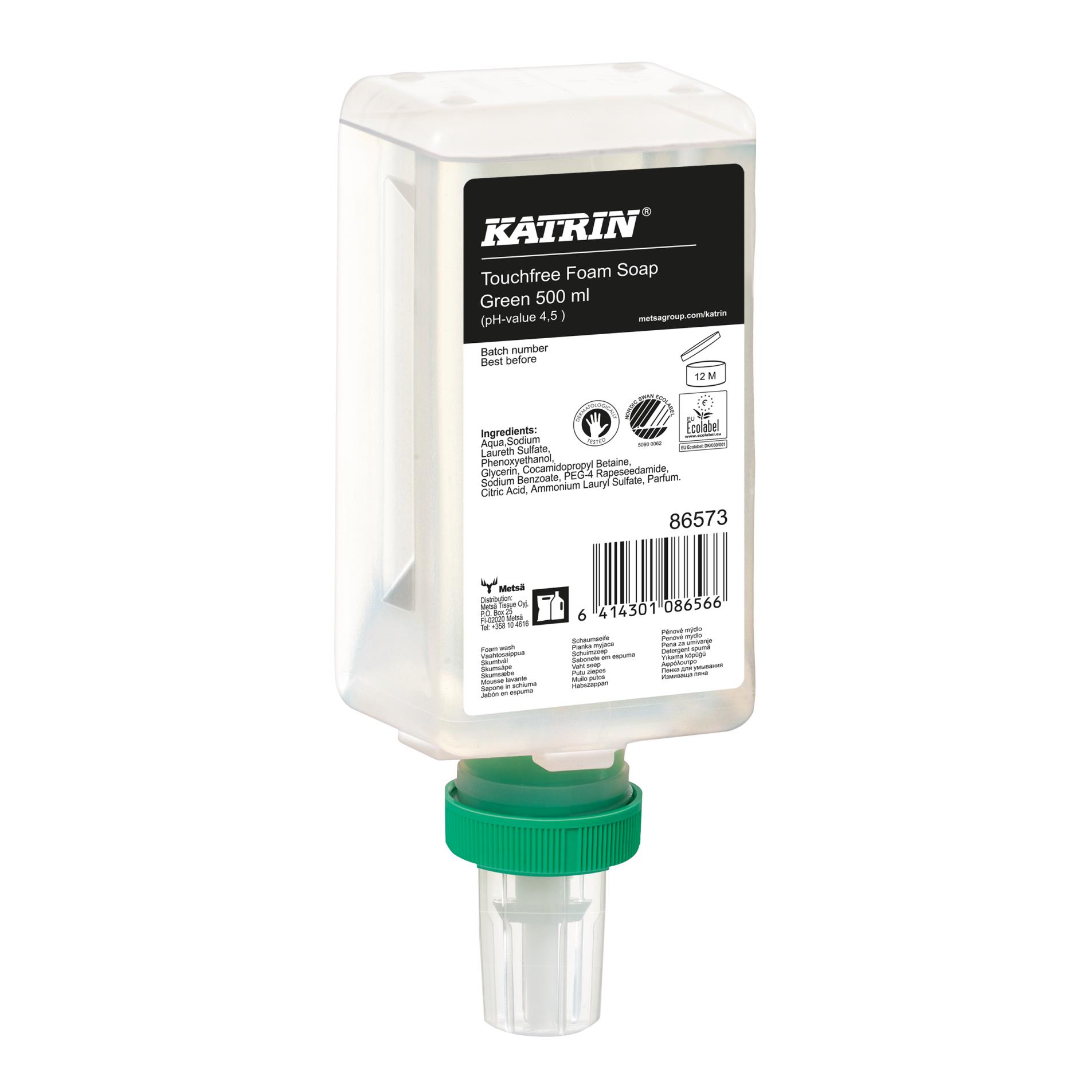 Levně Pěnové mýdlo Katrin pro bezdotykový zásobník - 500 ml