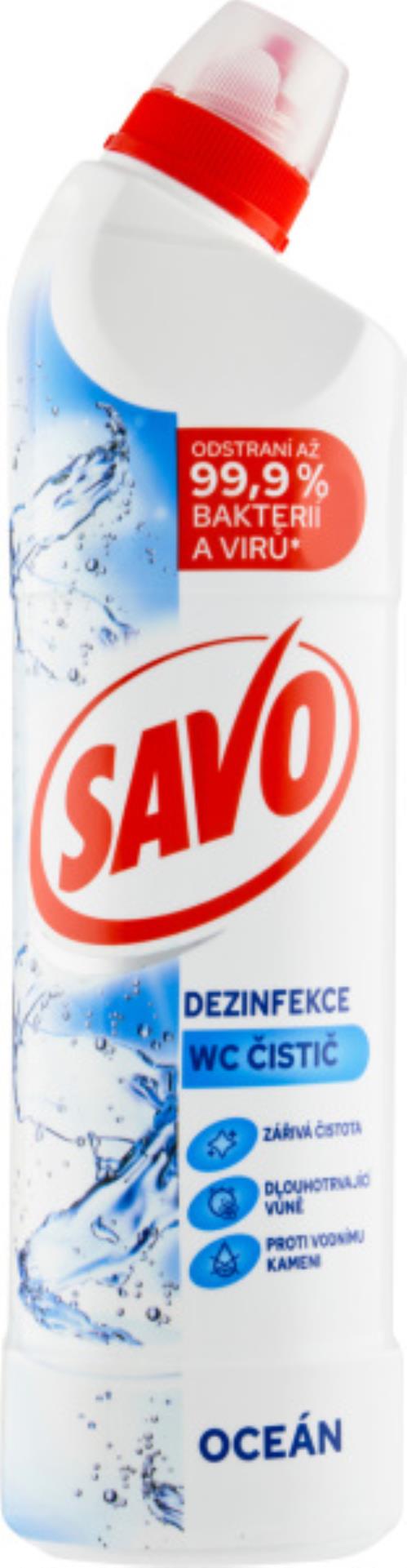 WC čistič Savo oceán - 750 ml