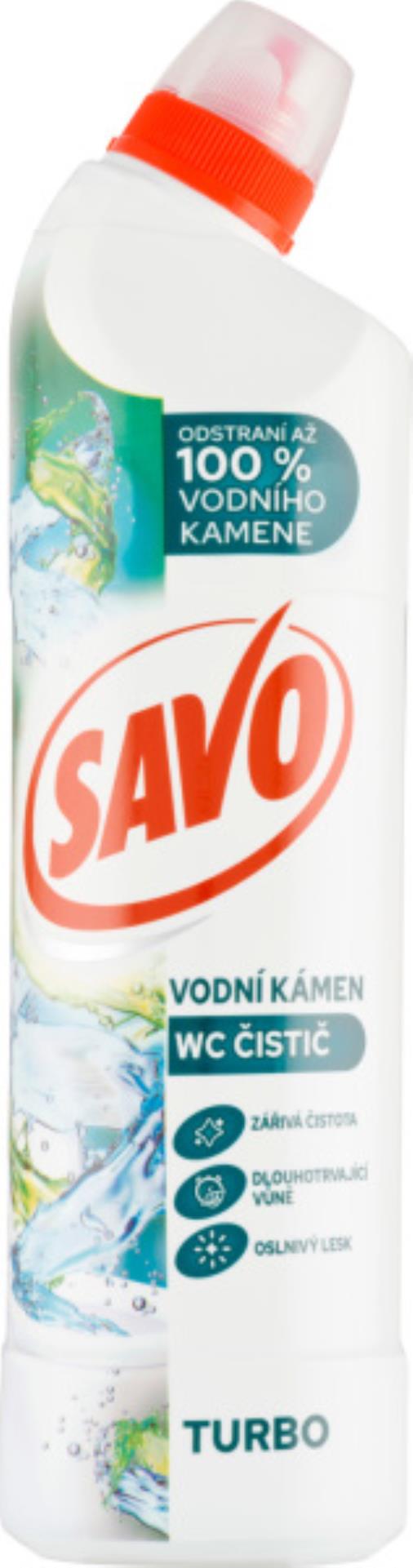 WC čistič Savo turbo - 750 ml