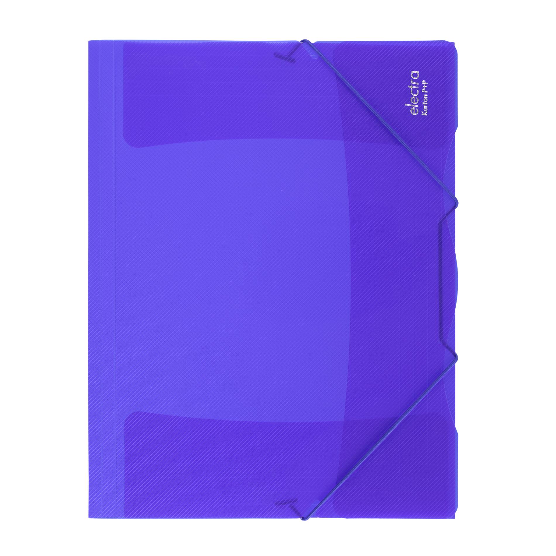 Karton P+P Electra A4 s gumičkou tmavě modré 5 ks