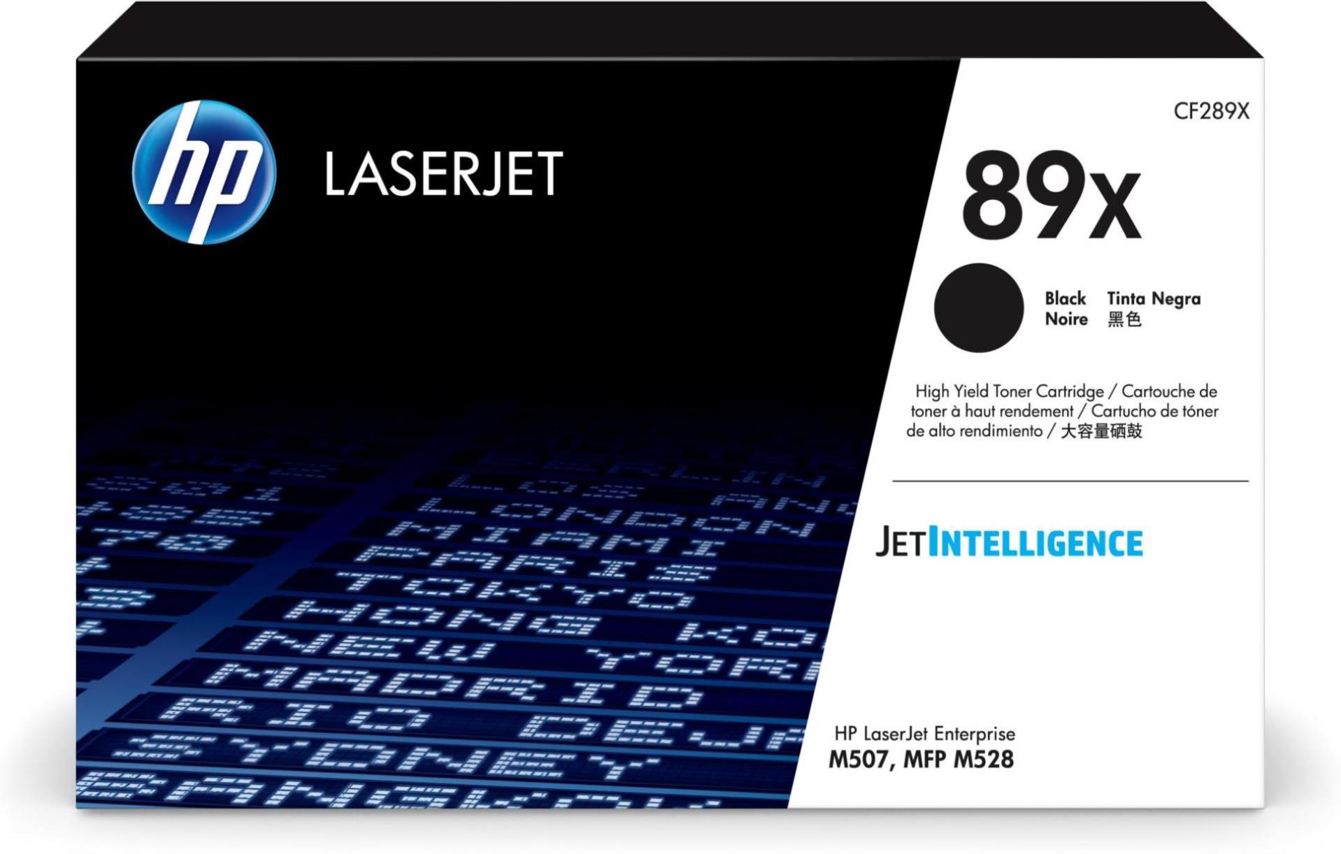 Toner HP CF289X, č. 89X - černý