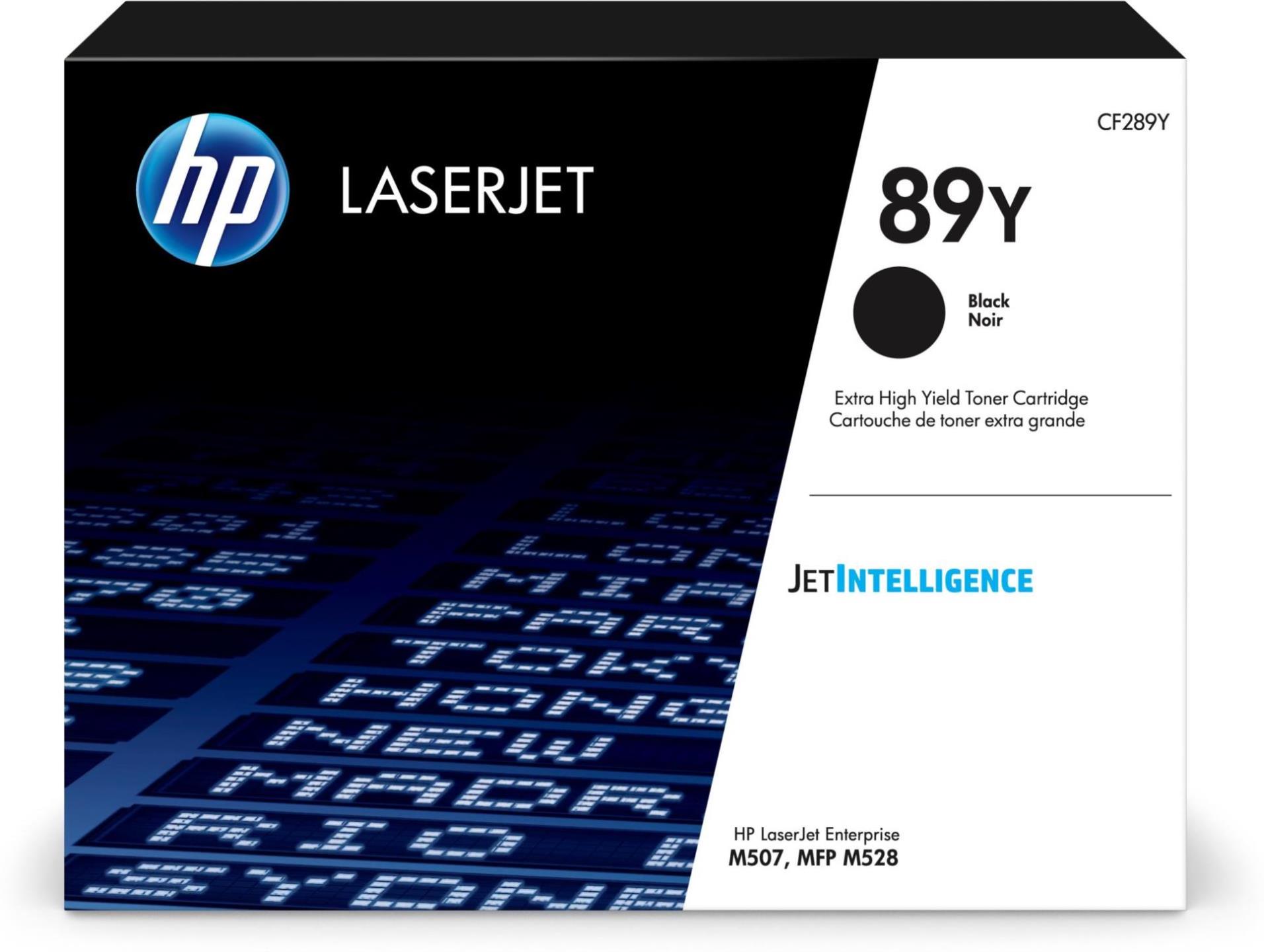 Toner HP CF289Y, č. 89Y - černý