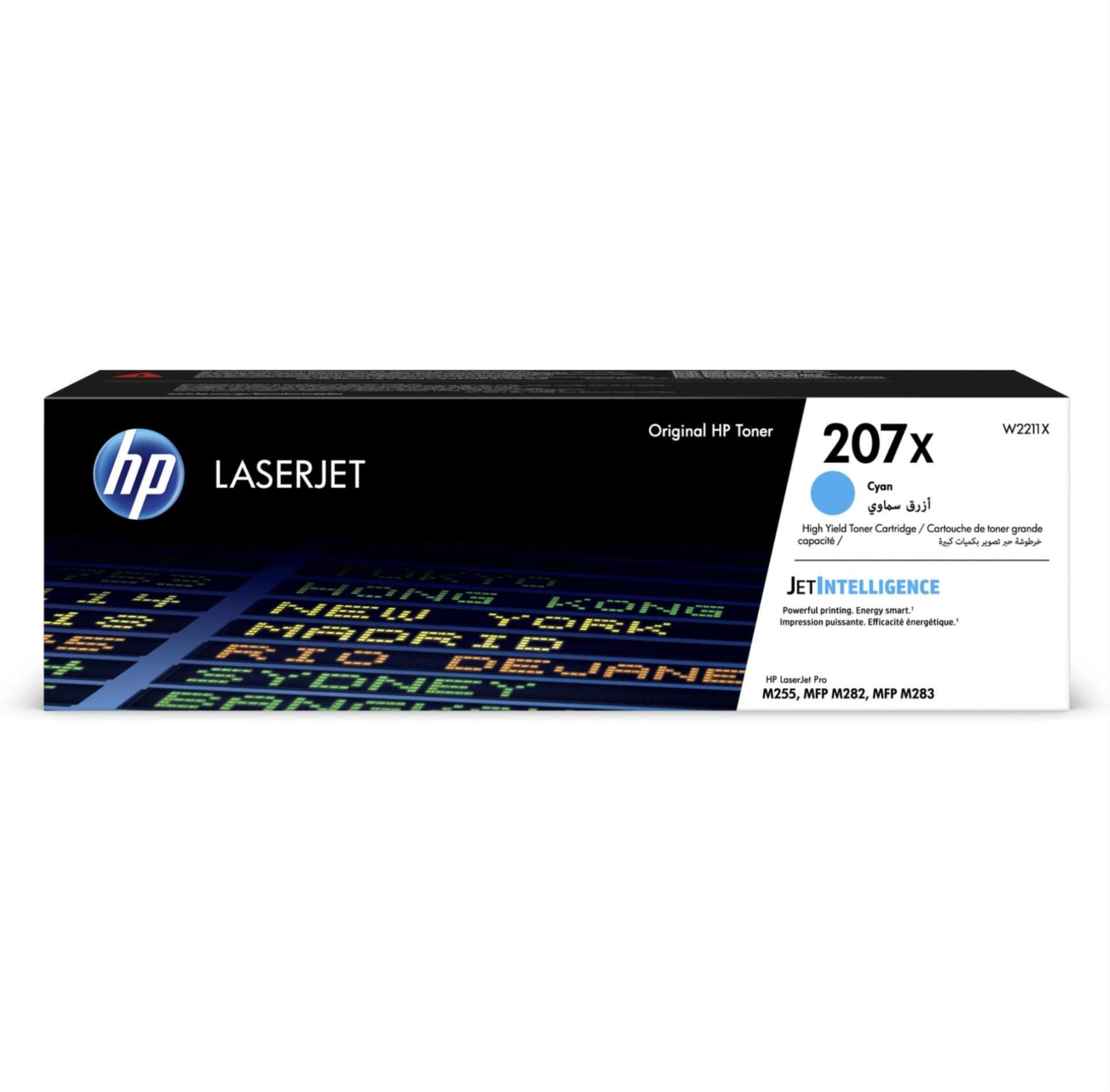 Toner HP W2211X, č. 207X - azurový