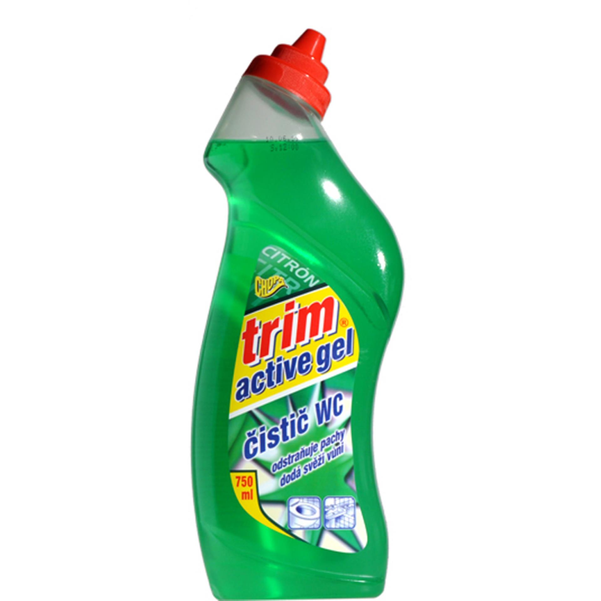 WC Activ gel Trim - čistič toalet - citron, 750 ml