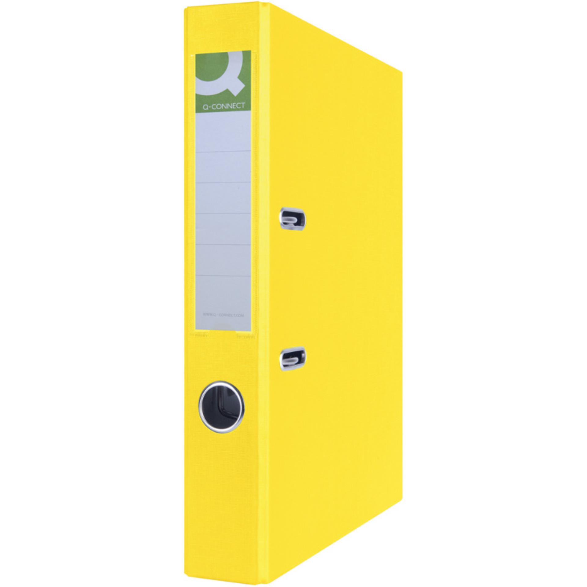 Pákový pořadač Q-Connect Hero - 5 cm, žlutý
