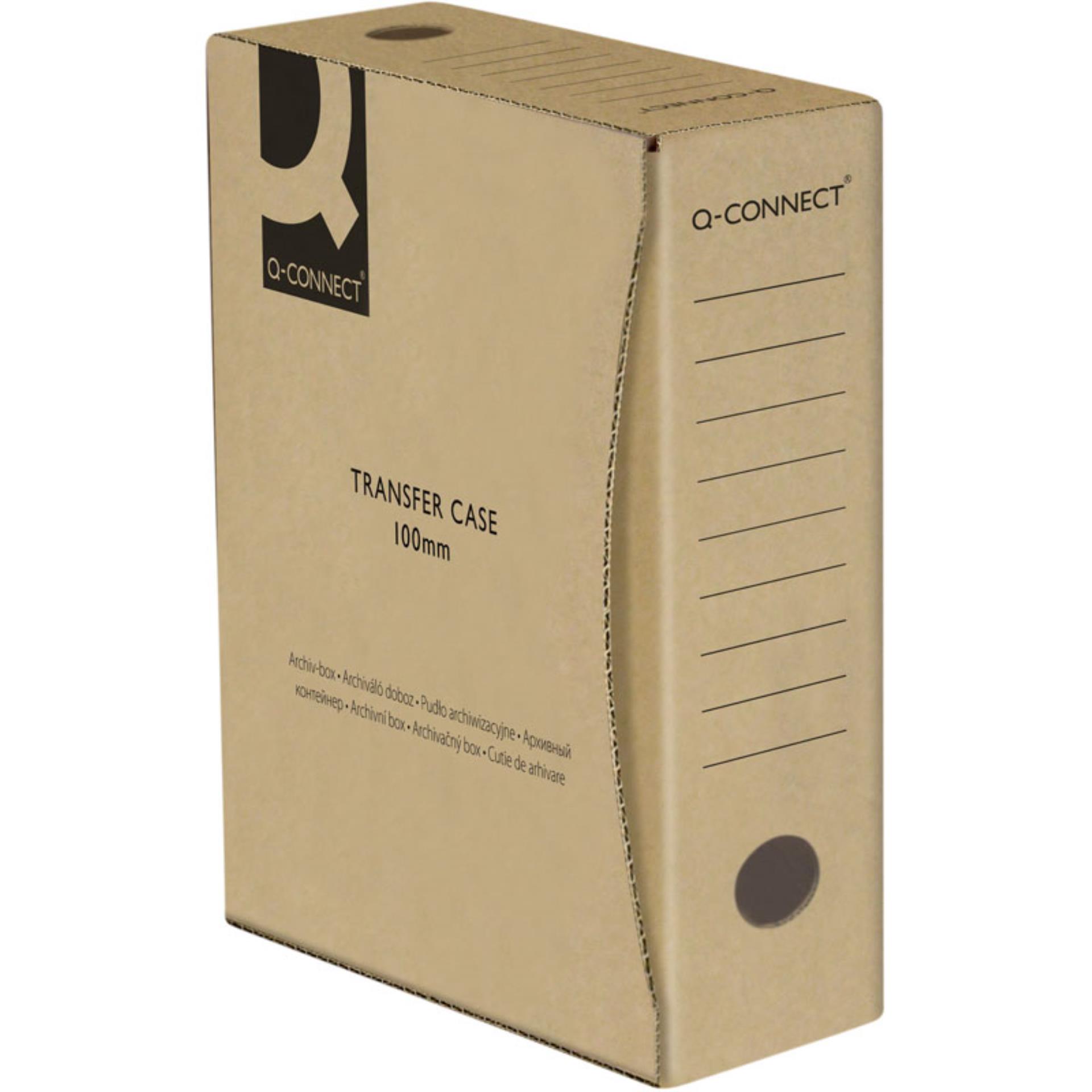 Archivační box Q-Connect - A4, 100 mm, šedý
